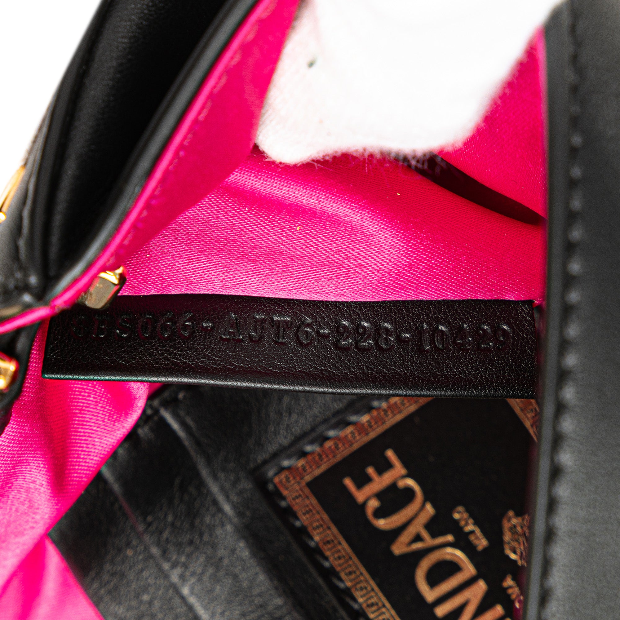 Fendi Versace Vitello Seta Fendace Mini Brooch Baguette Satchel - image 6