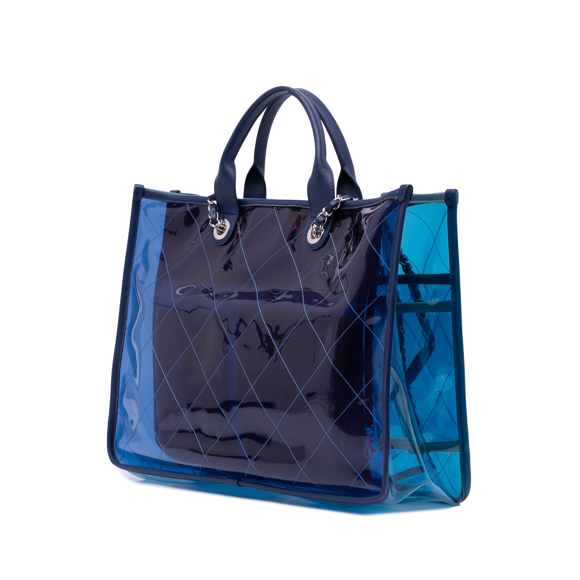 Chanel Medium PVC and Lambskin Coco Splash Shopping Tote - image 2