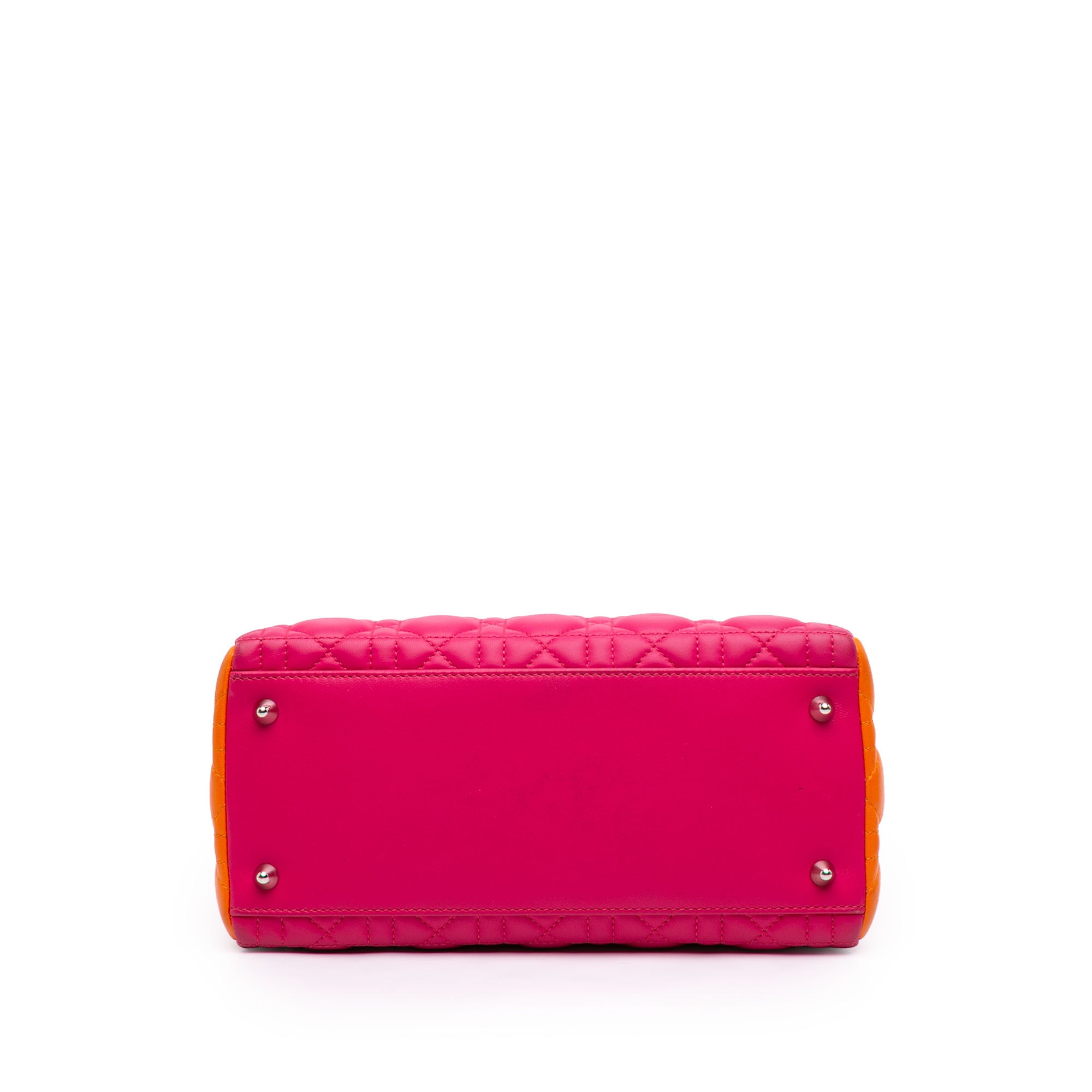 Dior Medium Tricolor Lambskin Cannage Lady Dior - image 3