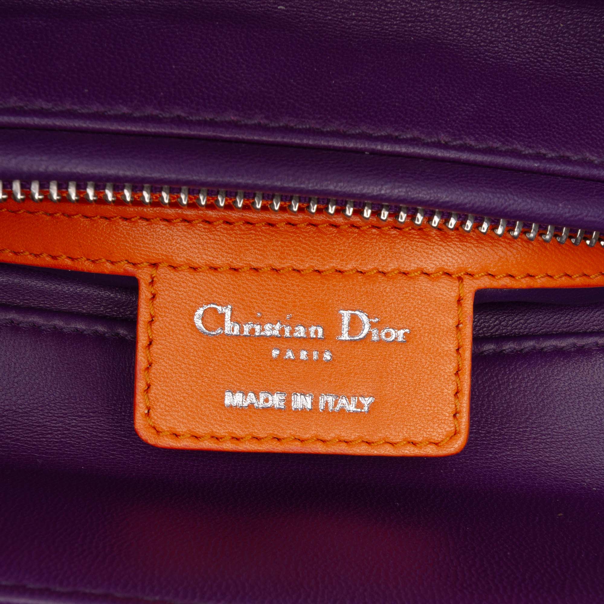 Dior Medium Tricolor Lambskin Cannage Lady Dior - image 5