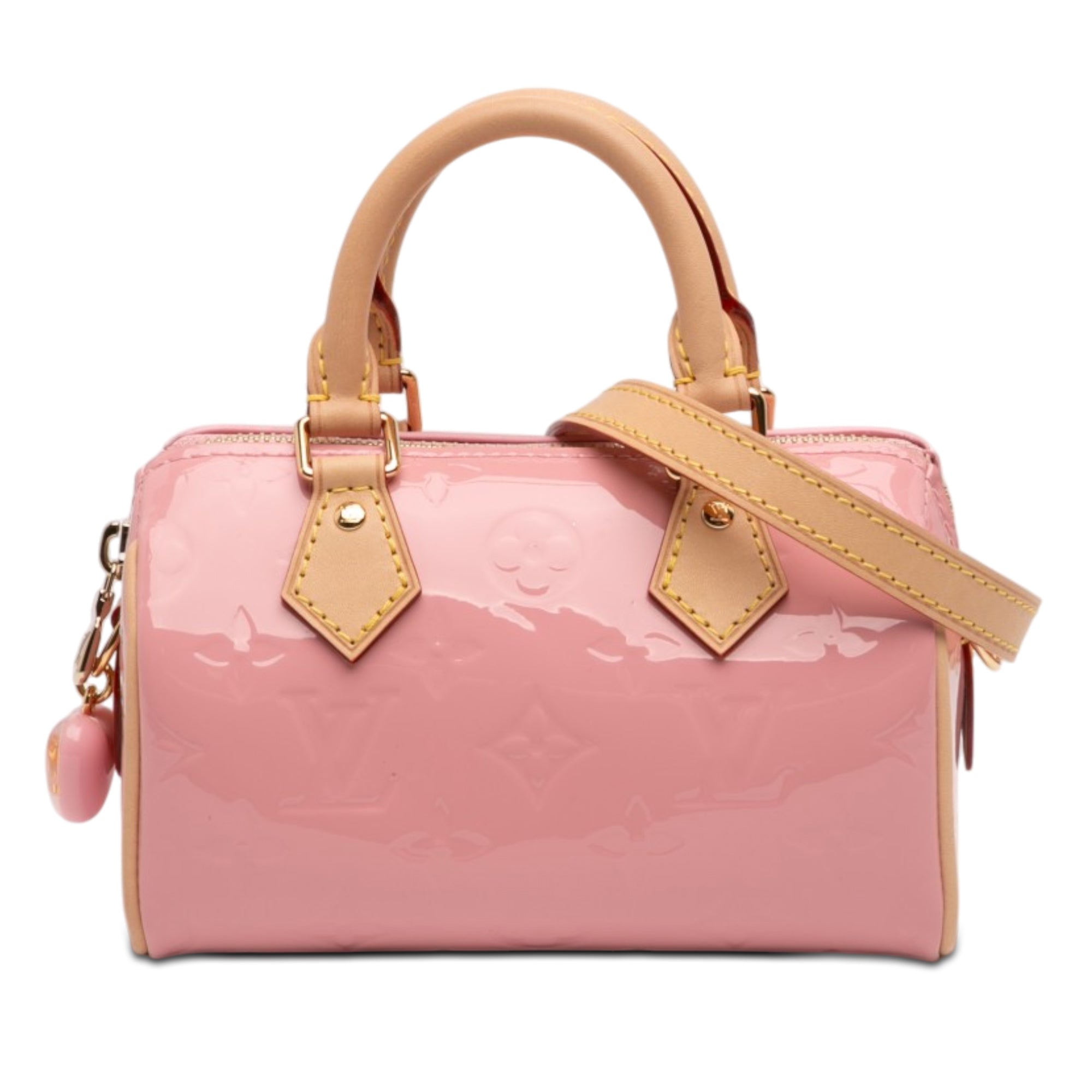 Louis Vuitton Monogram Vernis Nano Speedy Bandouliere - image 1
