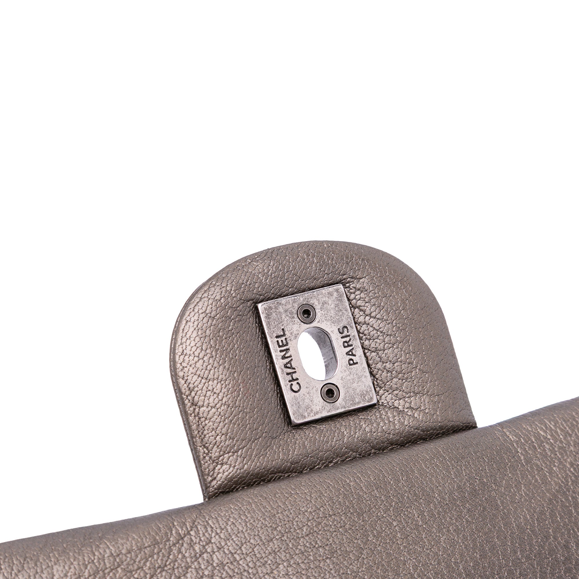Chanel Paris-Salzburg Small Quilted Metallic Goatskin Twisted Chain Flap - image 8