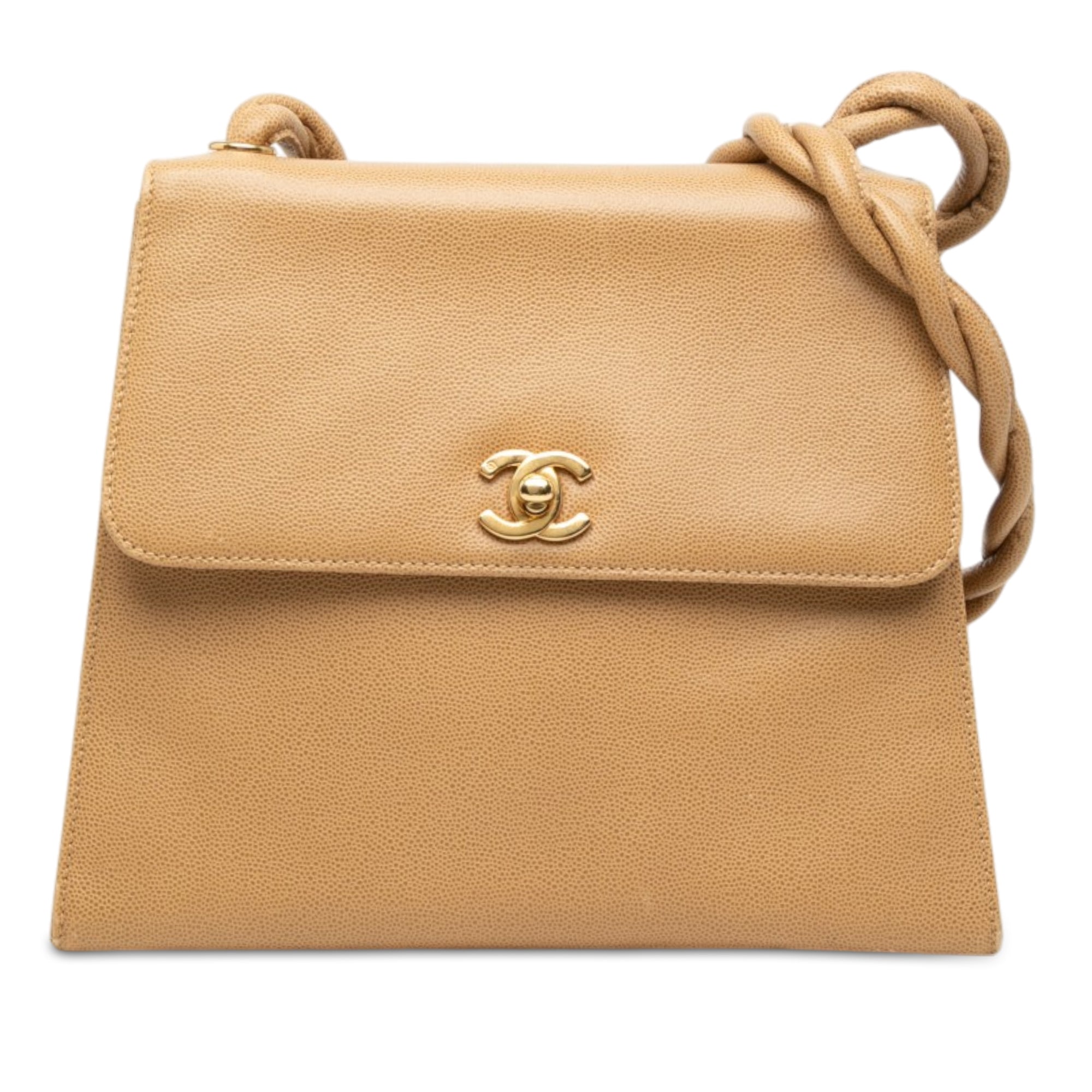 Chanel CC Caviar Twisted Strap Shoulder Bag - image 1