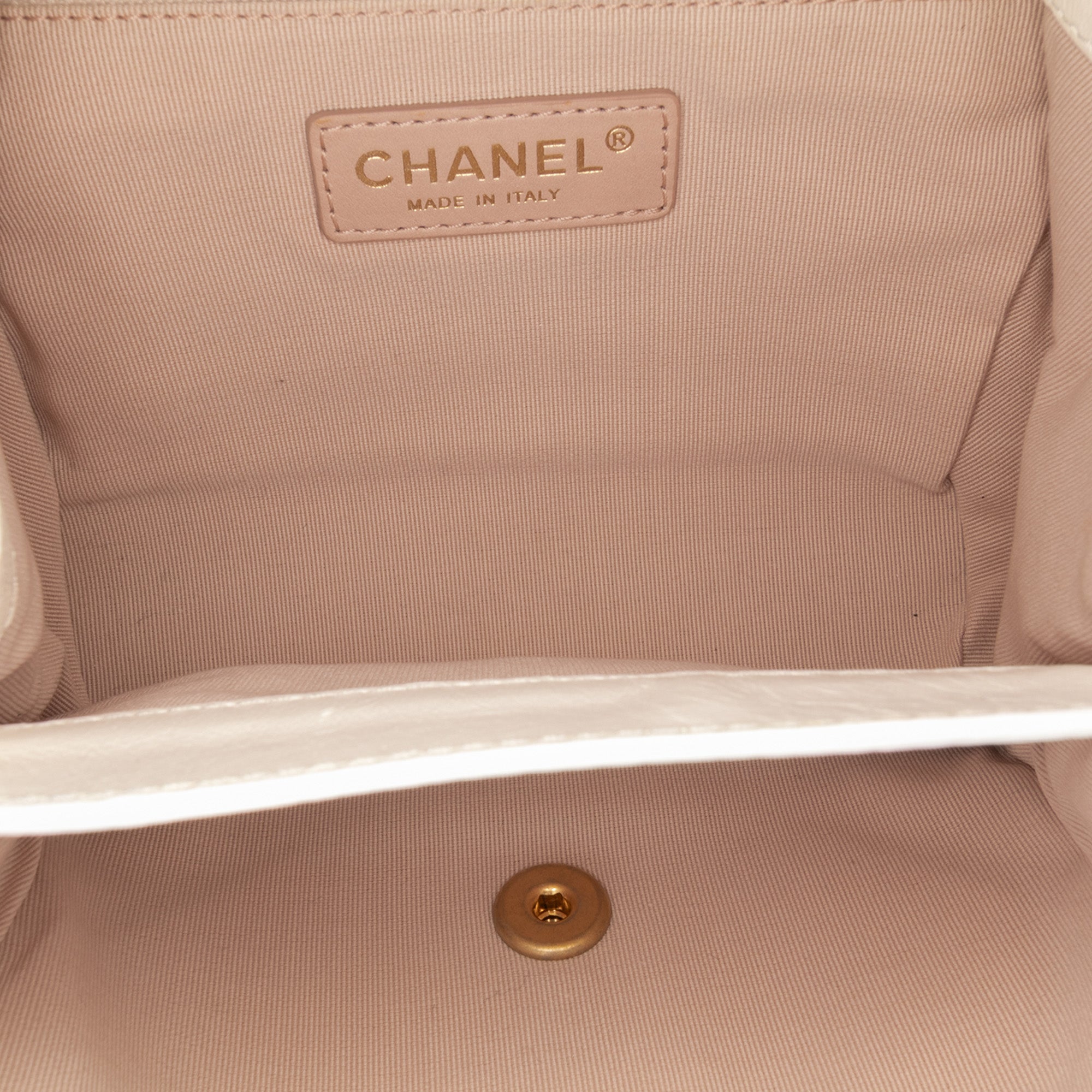 Chanel CC Quilted Aged Calfskin Accordion Flap - image 4