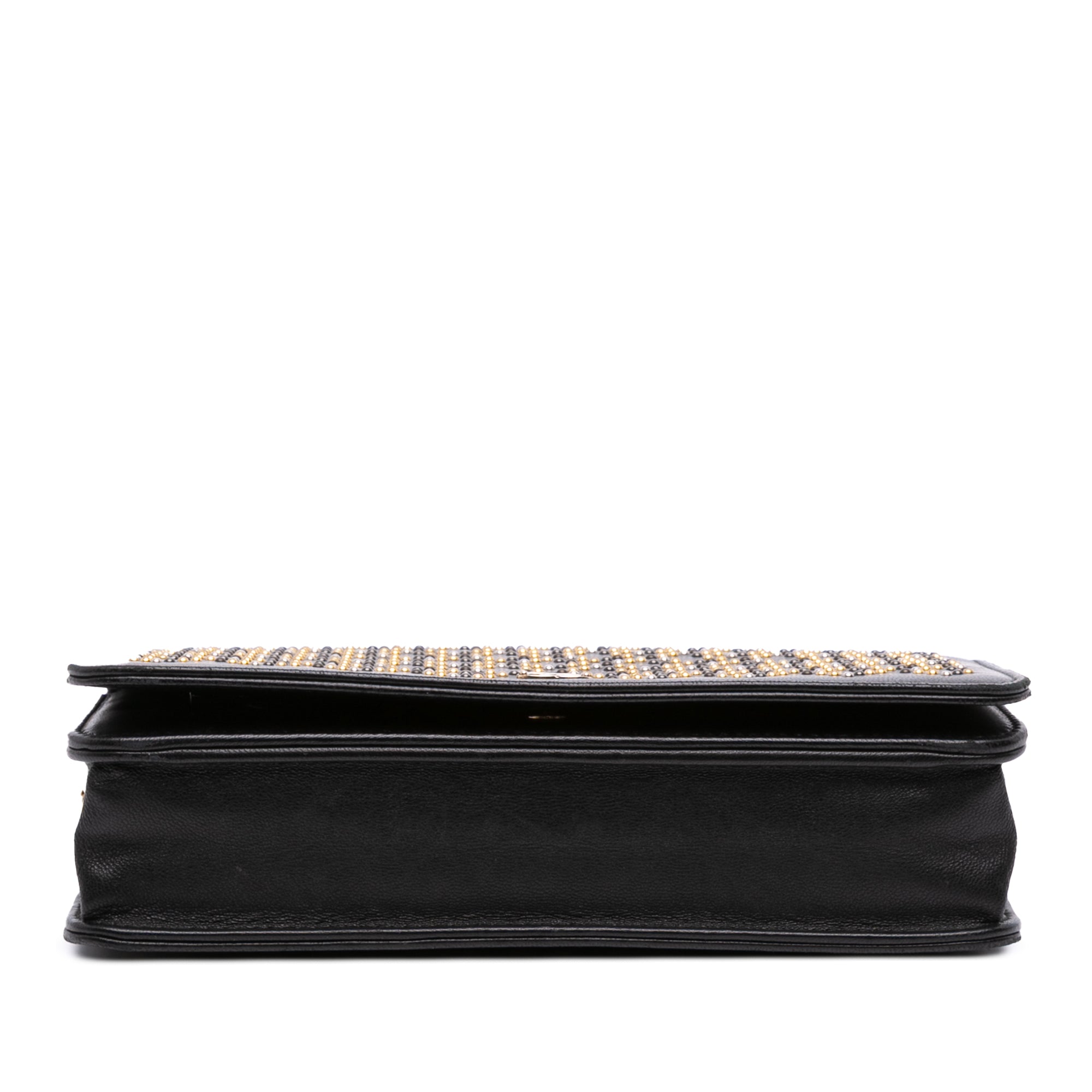 Chanel CC Studded Lambskin Wallet on Chain - image 3