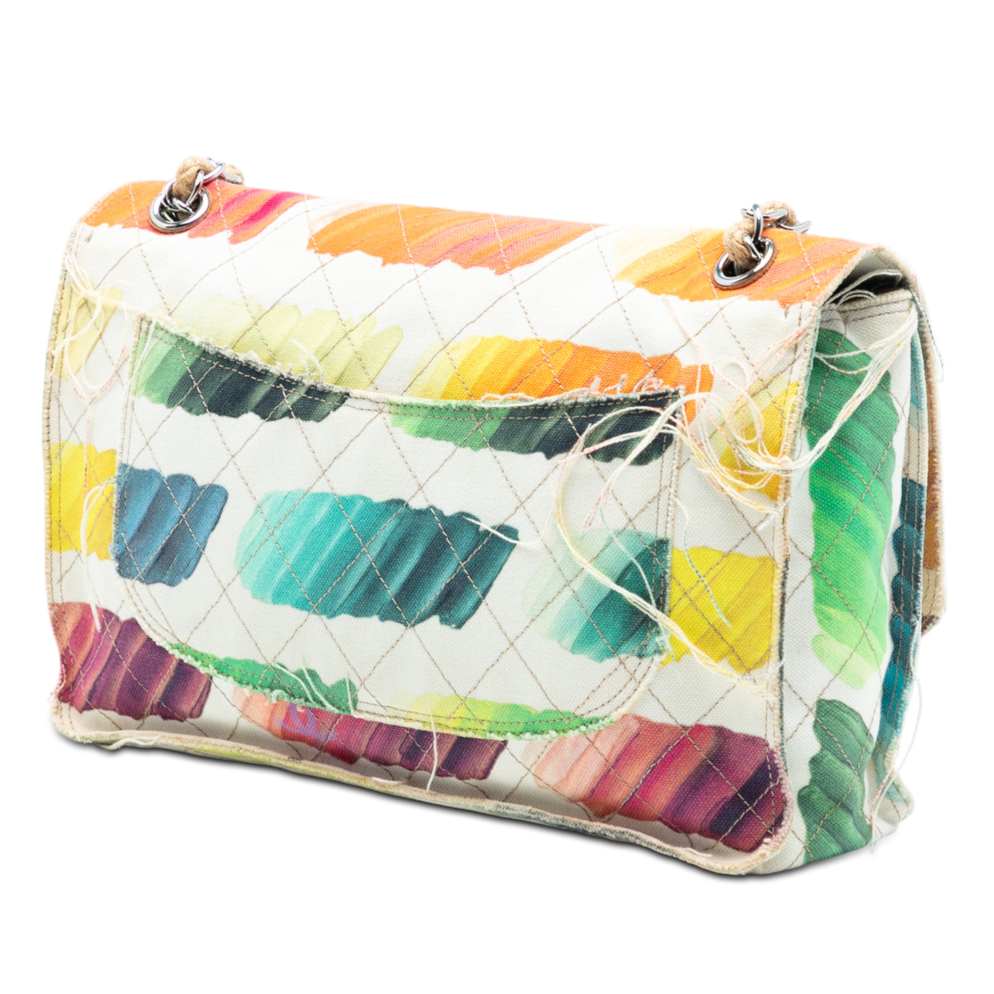 Chanel Diamond Stitch Canvas Watercolor Colorama Flap - image 2
