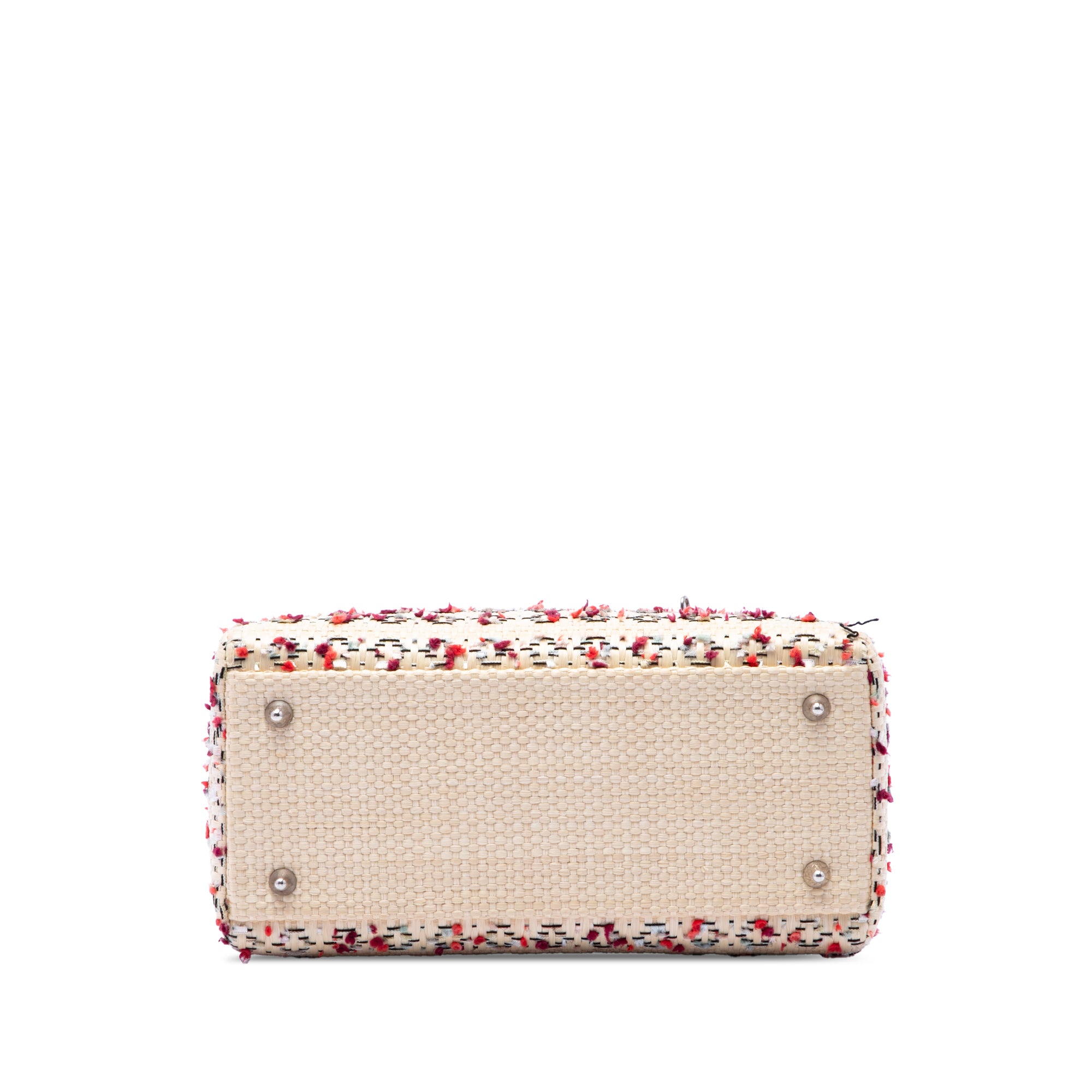 Dior Medium Woven Raffia Lady Dior - image 3