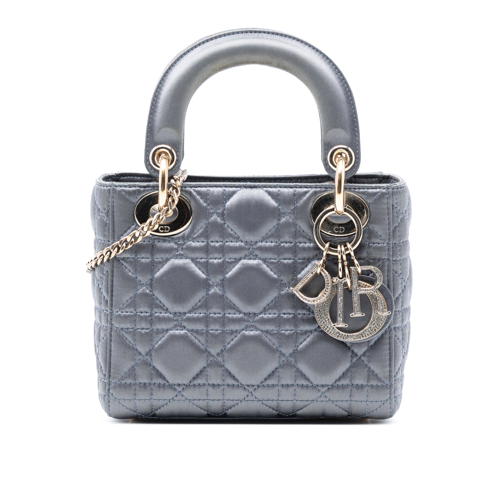 Dior Mini Satin Cannage Swarovski Crystal Lady Dior - image 1