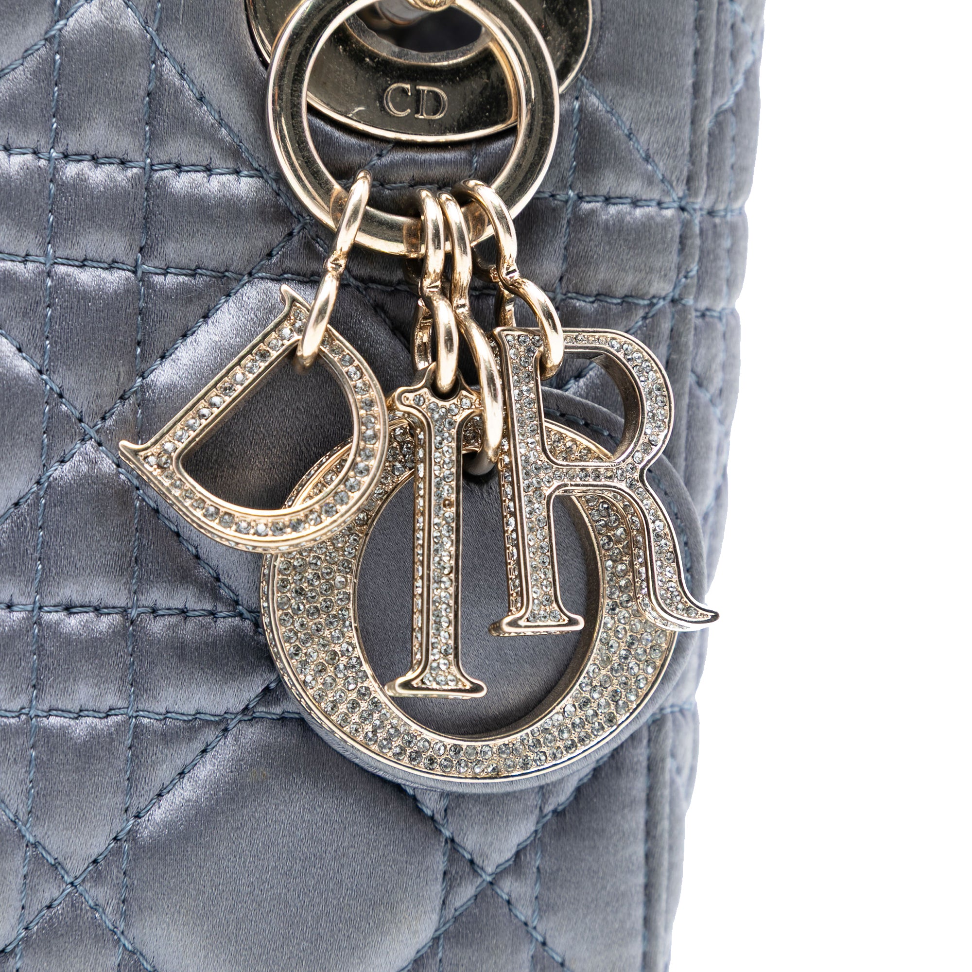 Dior Mini Satin Cannage Swarovski Crystal Lady Dior - image 6