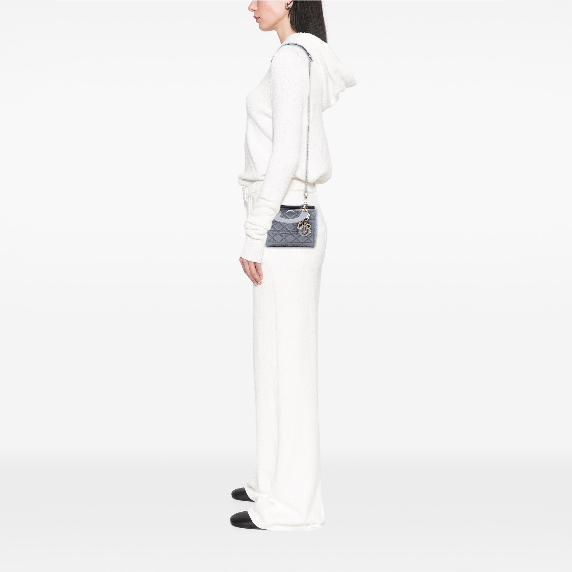 Dior Mini Satin Cannage Swarovski Crystal Lady Dior - image 7