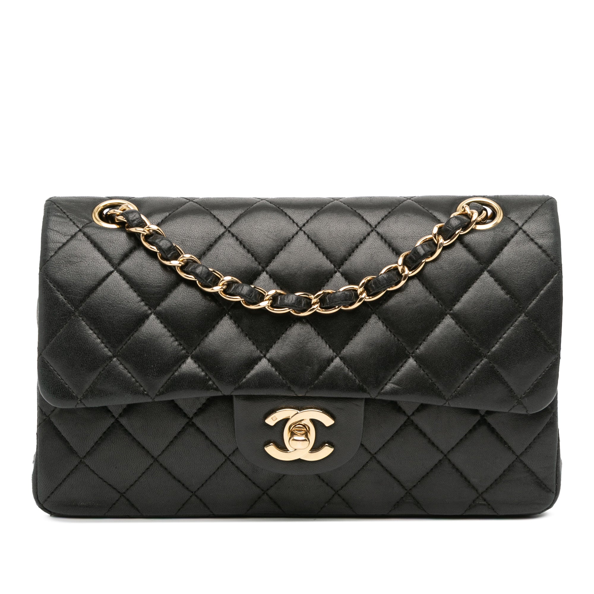 Chanel Small Classic Lambskin Double Flap - image 1
