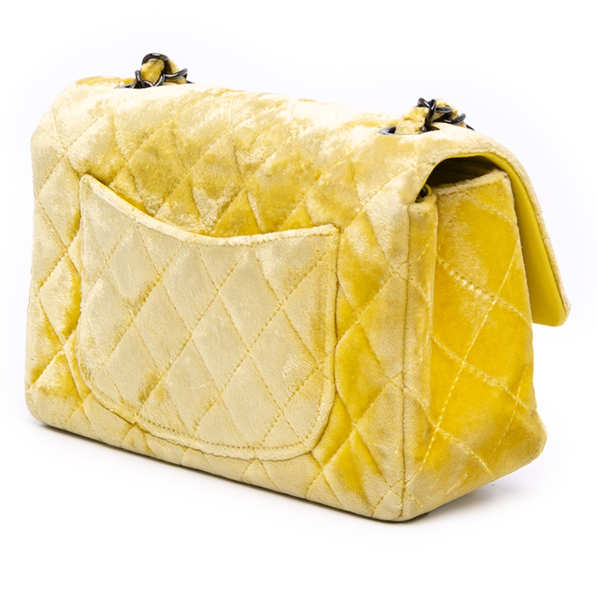 Chanel Mini Rectangular Classic Velvet Single Flap - image 2