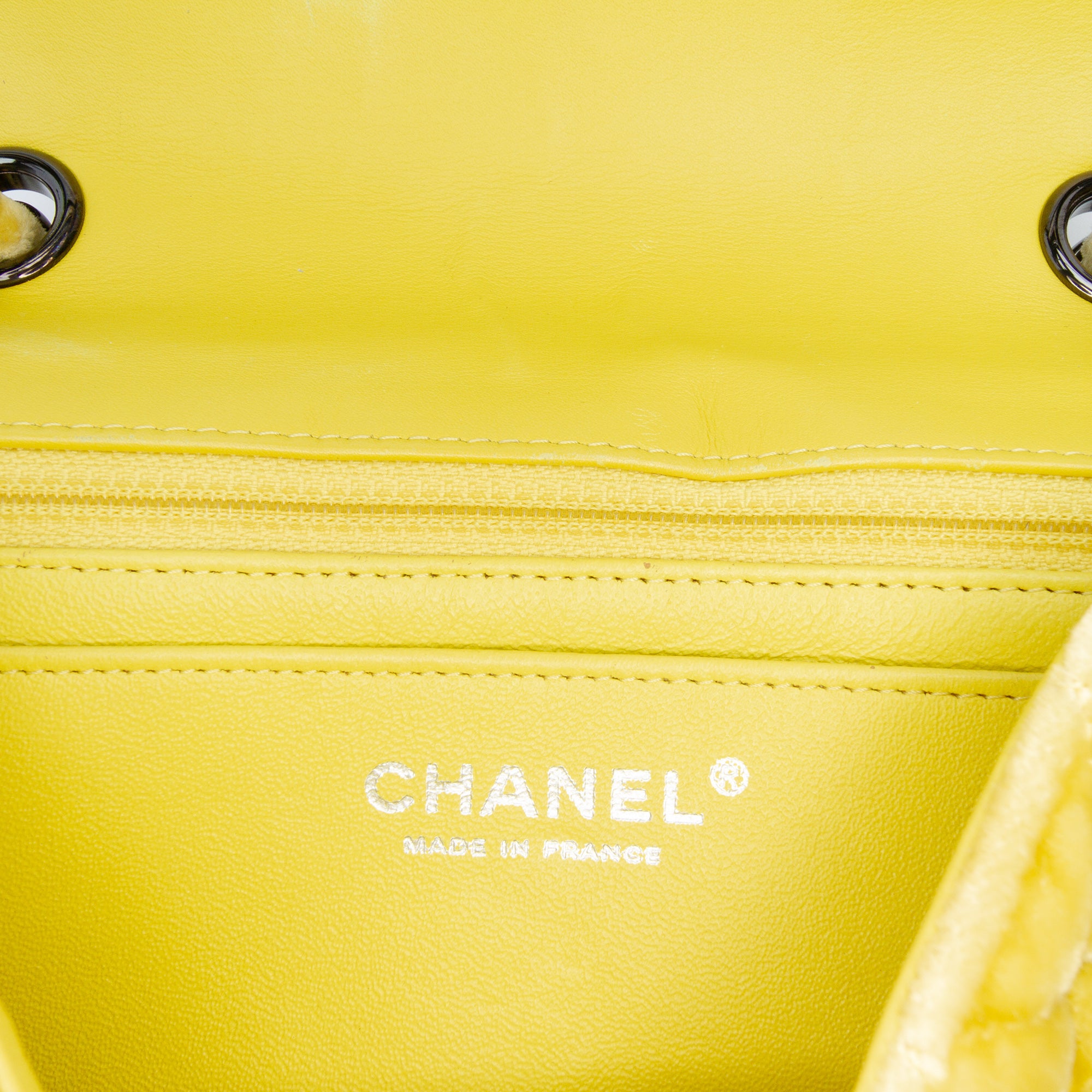 Chanel Mini Rectangular Classic Velvet Single Flap - image 5