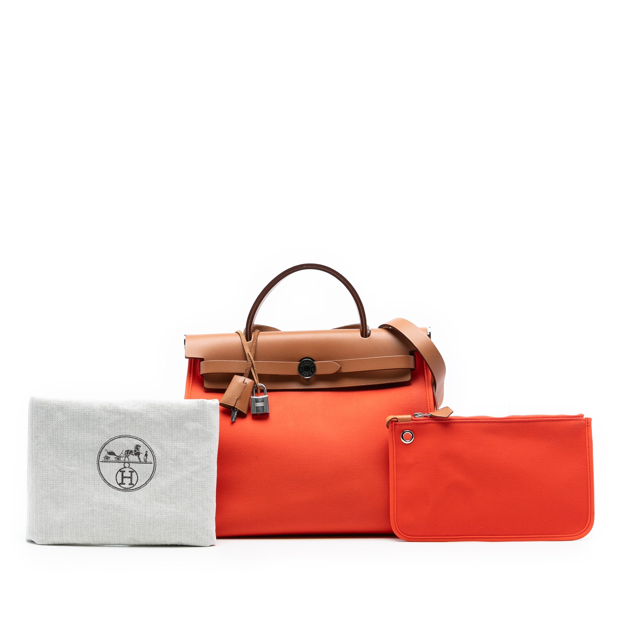Hermès Toile Herbag Zip 31 - image 8