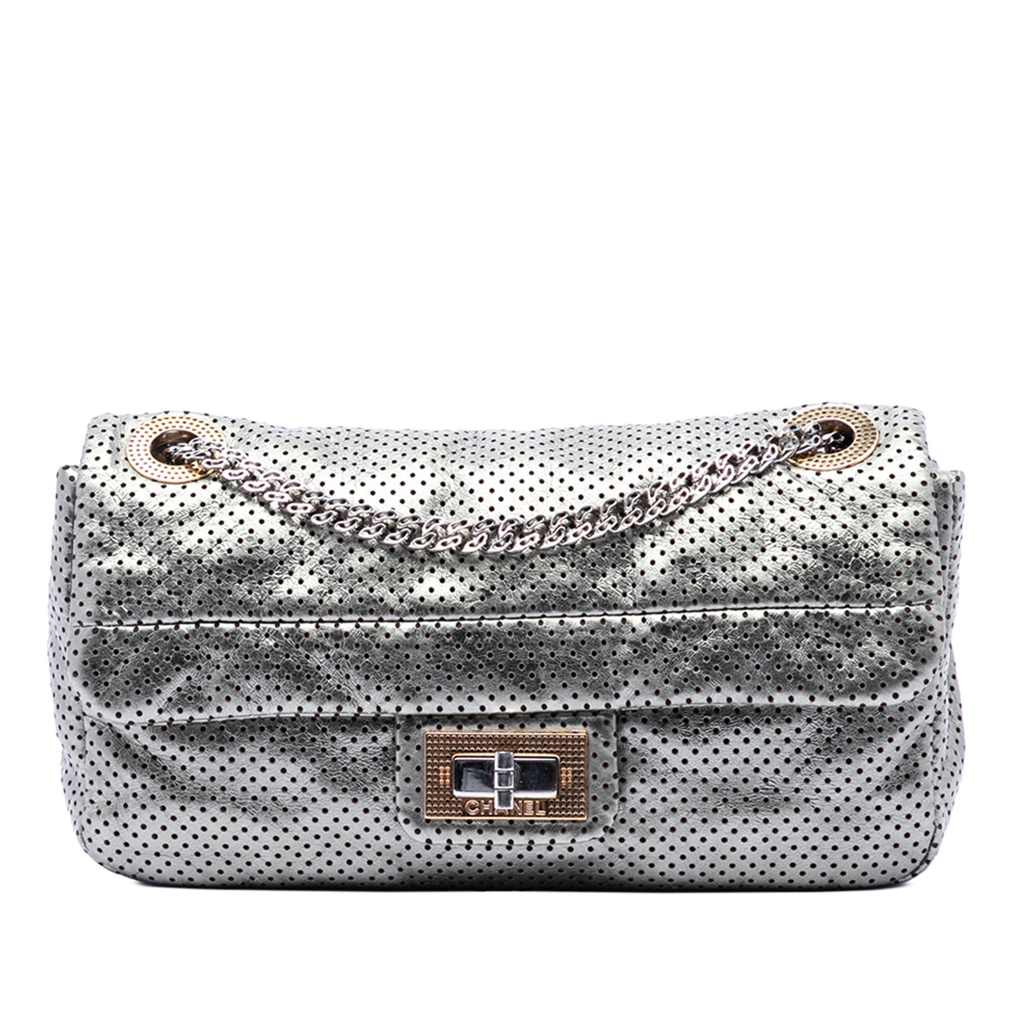 Chanel Medium Reissue Perforated Calfskin Drill Flap - image 1