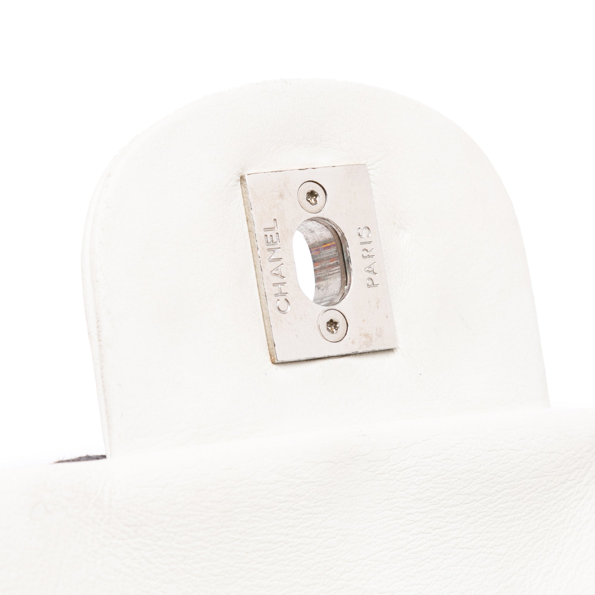 Chanel Jumbo Lambskin Canebiers Net Flap - image 8