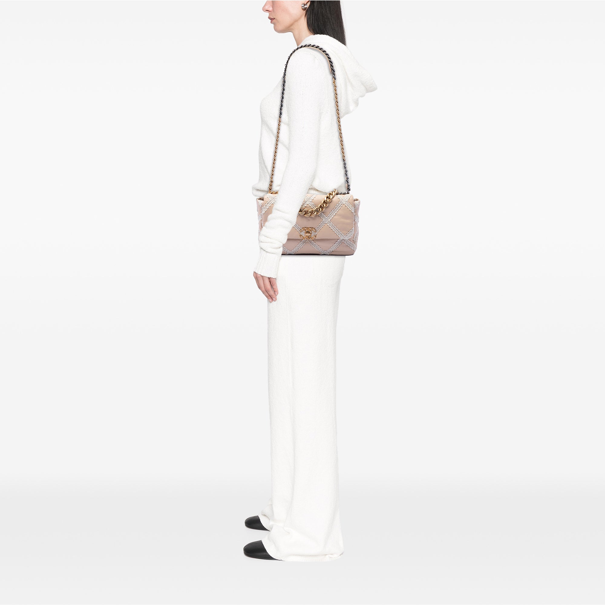 Chanel Large Crochet Calfskin 19 Flap - image 6