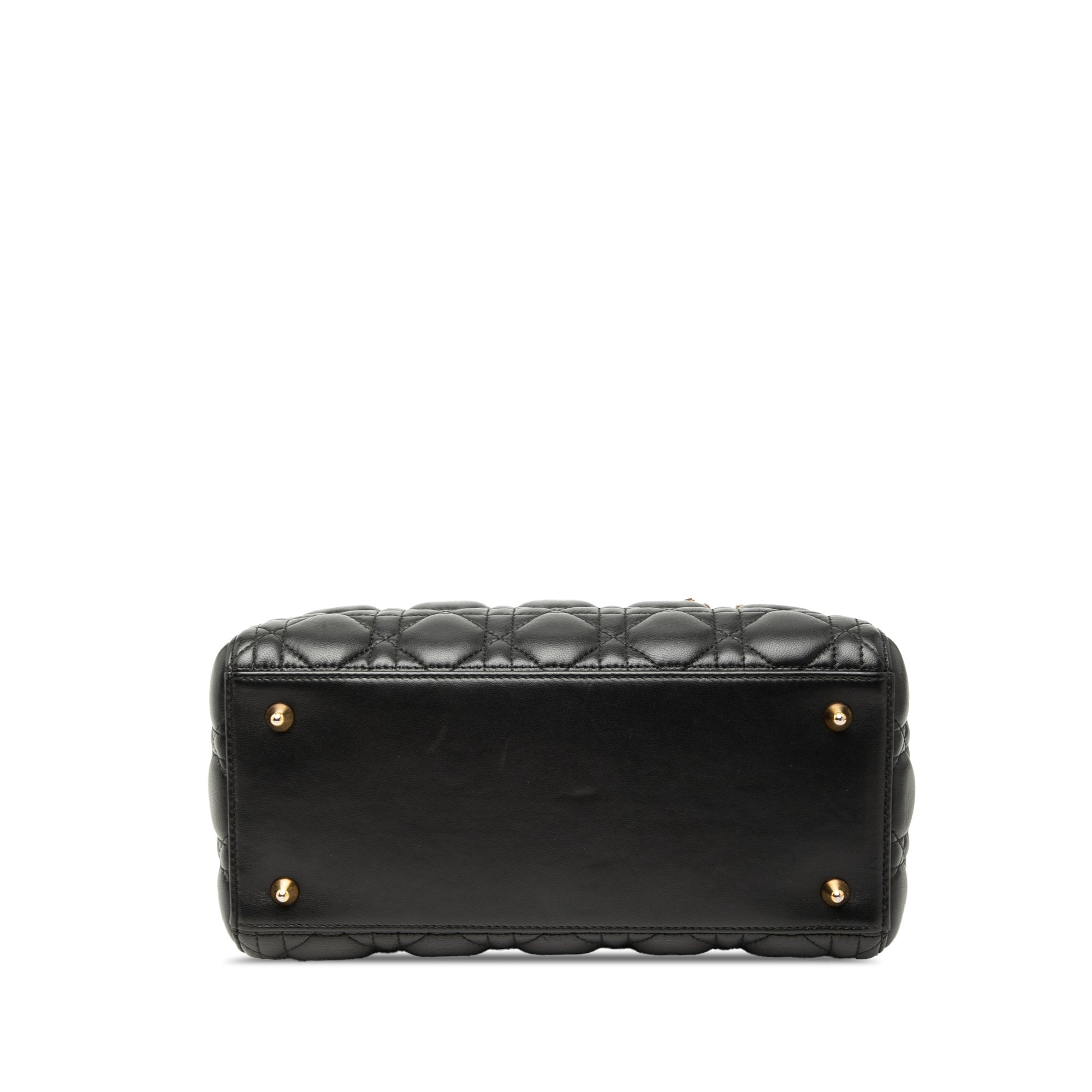 Dior Medium Lambskin Cannage Lady Dior - image 3