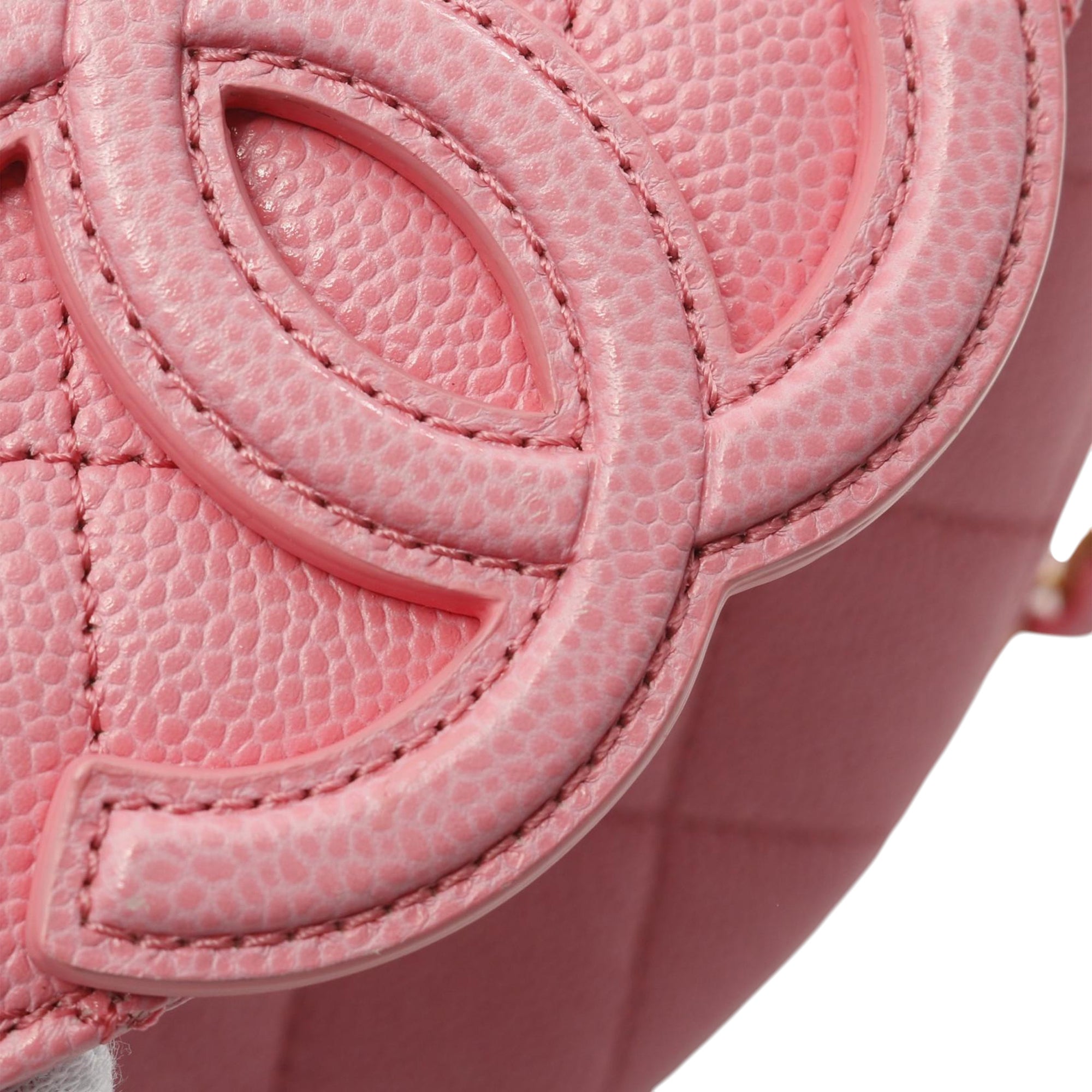Chanel Mini Quilted Caviar CC Messenger Flap - image 8