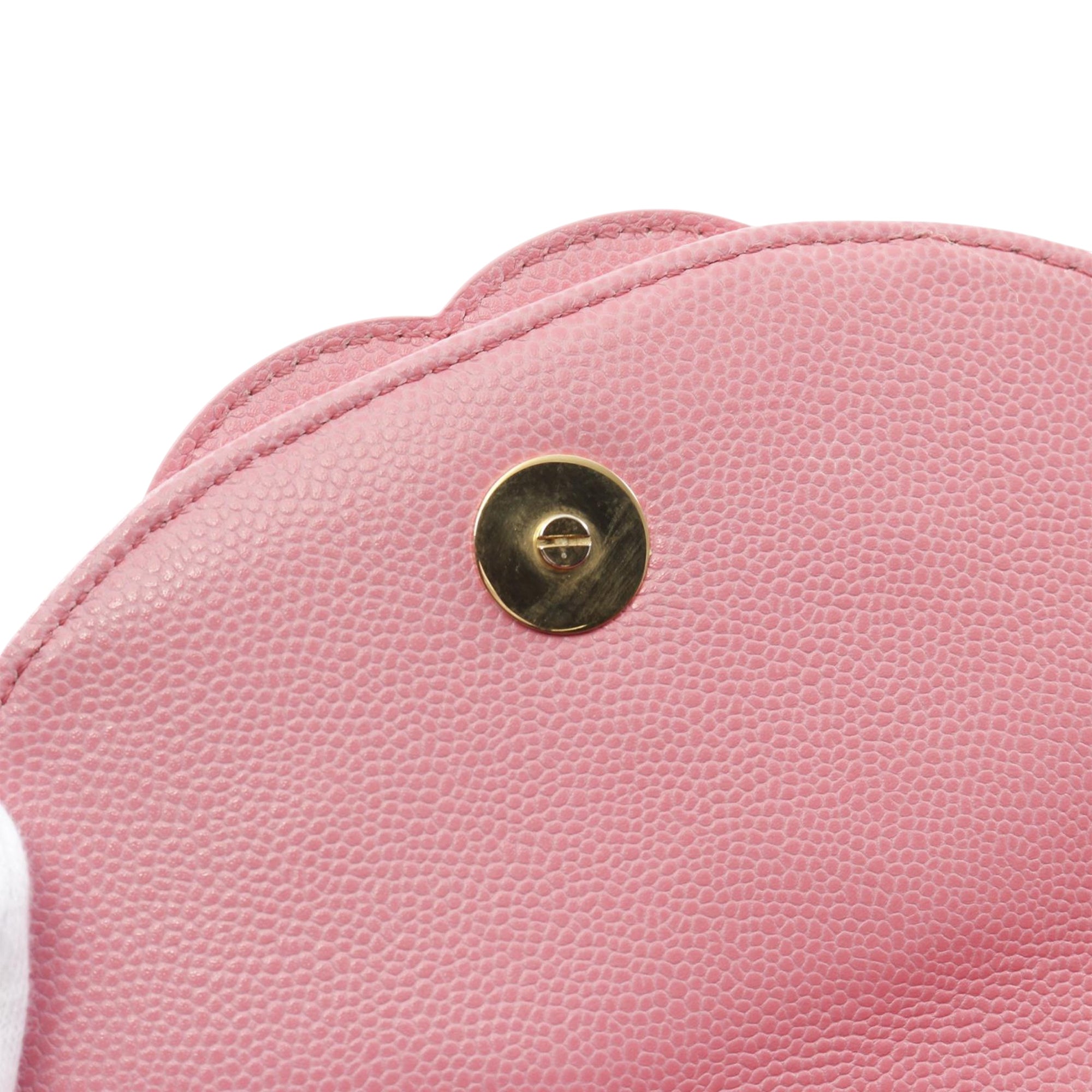 Chanel Mini Quilted Caviar CC Messenger Flap - image 9