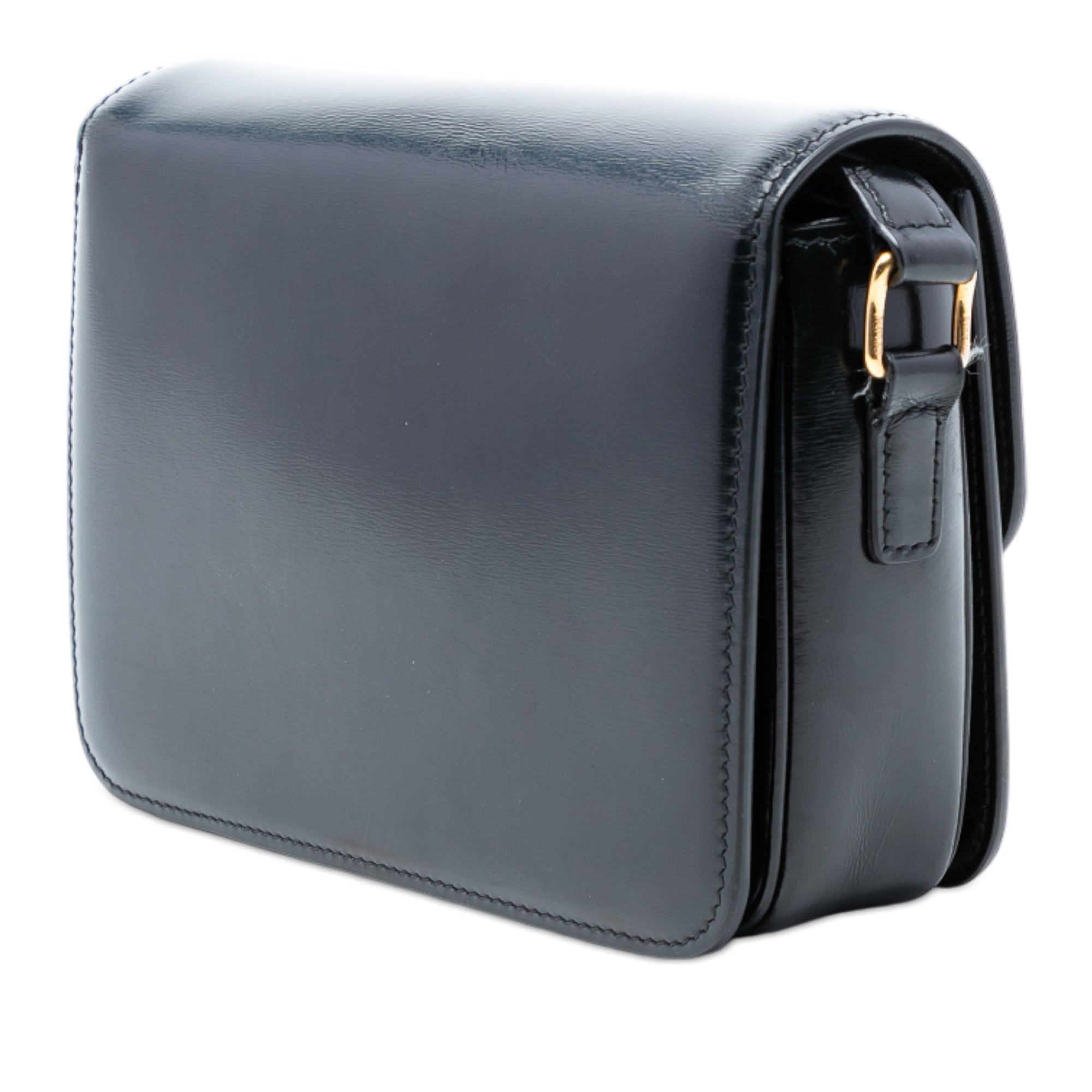 Celine Teen Shiny Calfskin Triomphe Crossbody - image 2