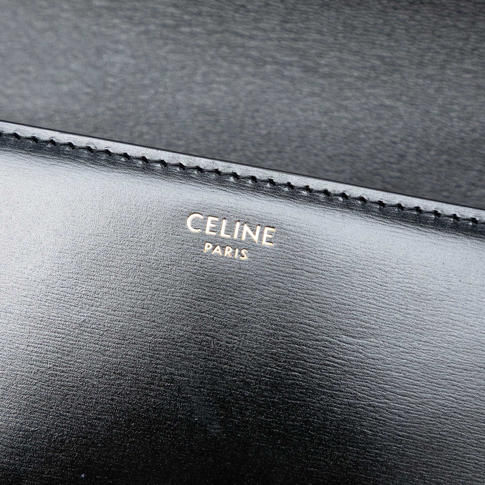 Celine Teen Shiny Calfskin Triomphe Crossbody - image 6