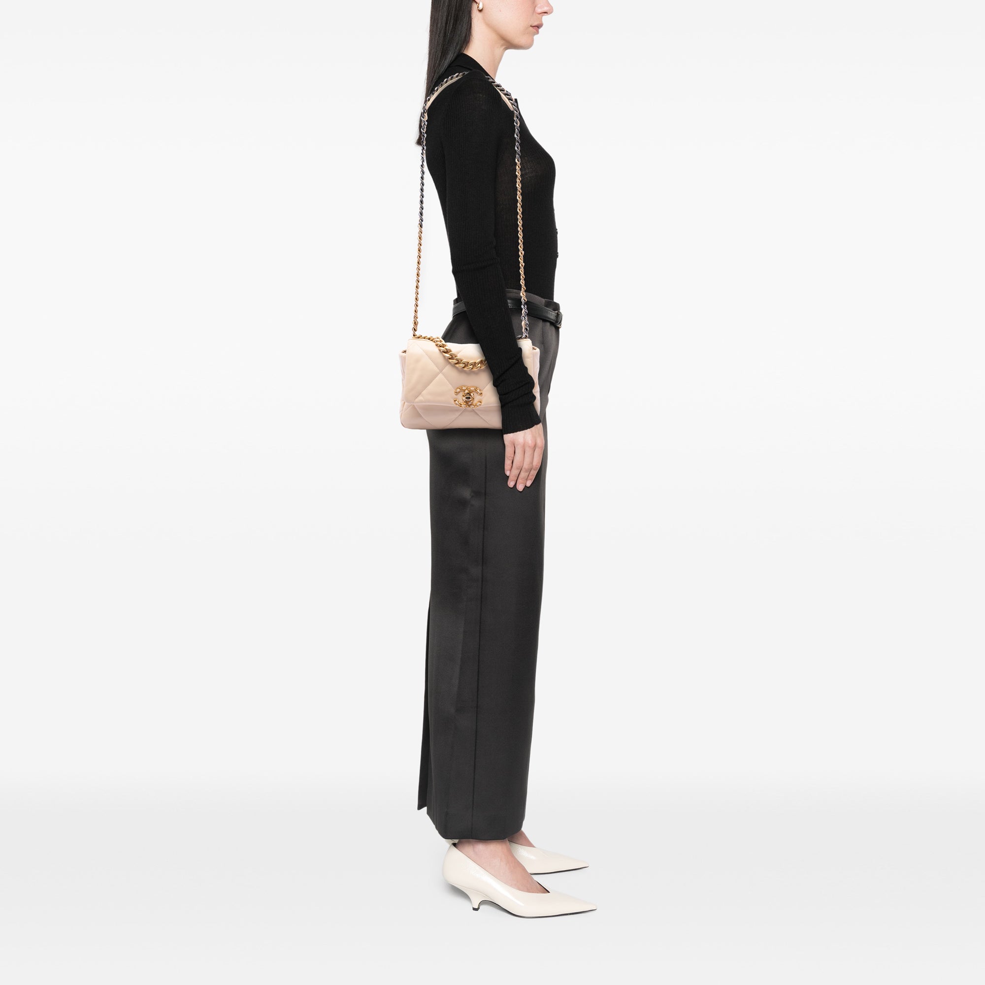 Chanel Medium Lambskin 19 Flap - image 6