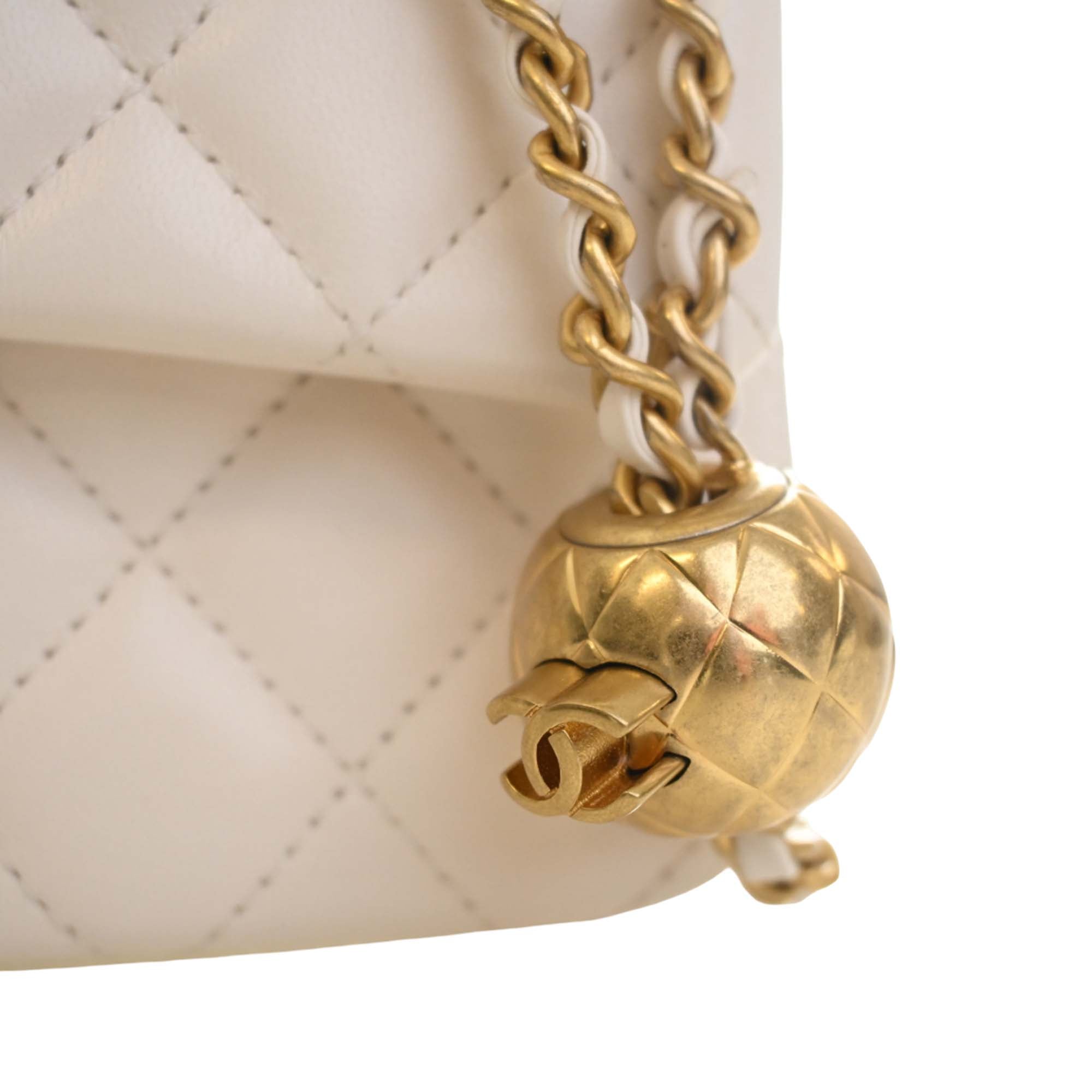 Chanel Mini Rectangular Classic Lambskin Pearl Crush Single Flap - image 7