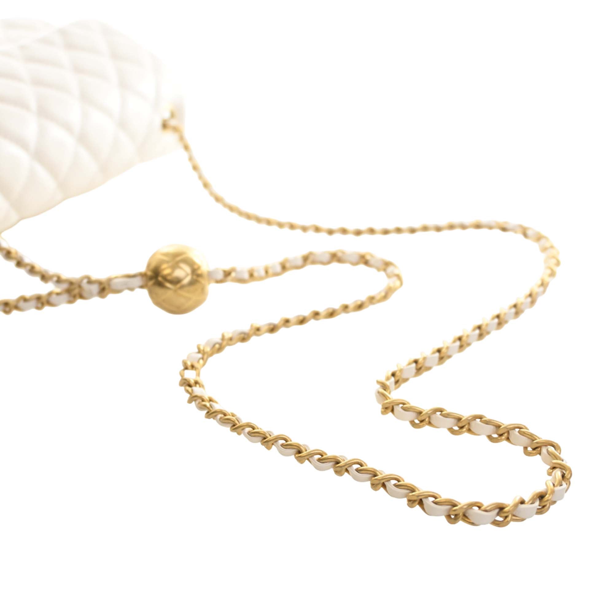 Chanel Mini Rectangular Classic Lambskin Pearl Crush Single Flap - image 8