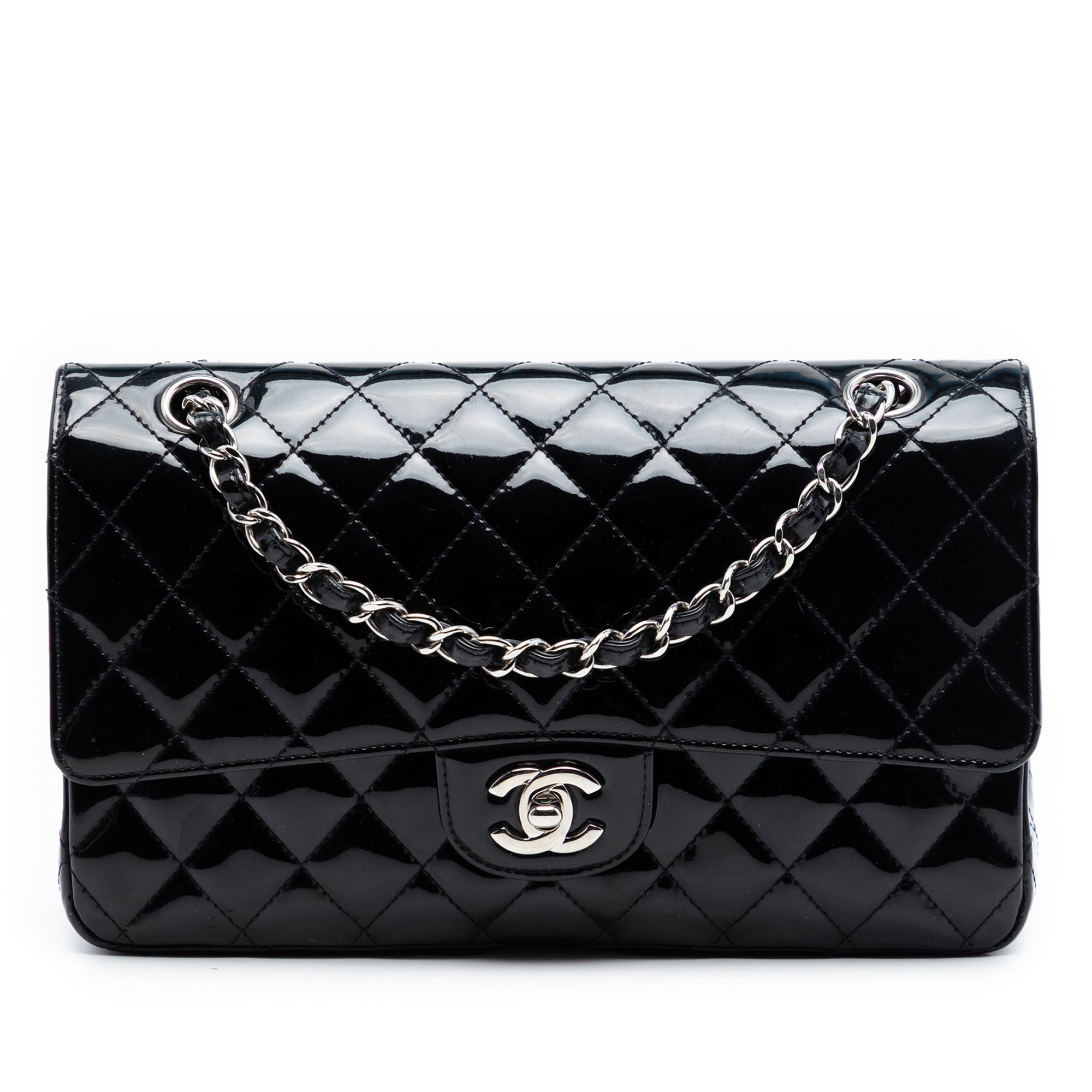 Chanel Medium Classic Patent Double Flap - image 1