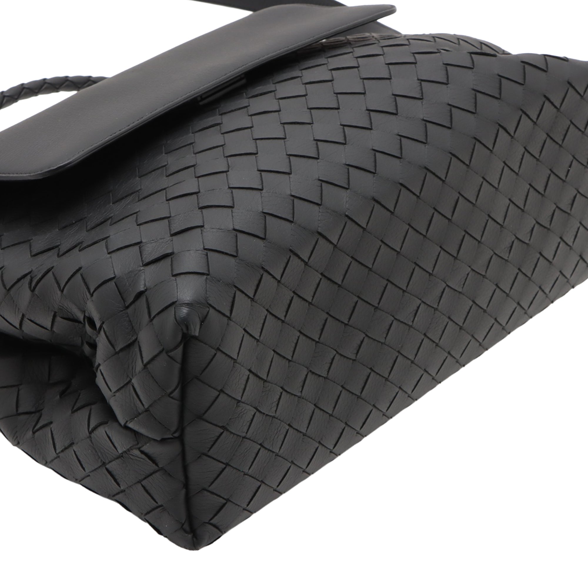 Bottega Veneta Large Calfskin Intrecciato Andiamo Satchel - image 3