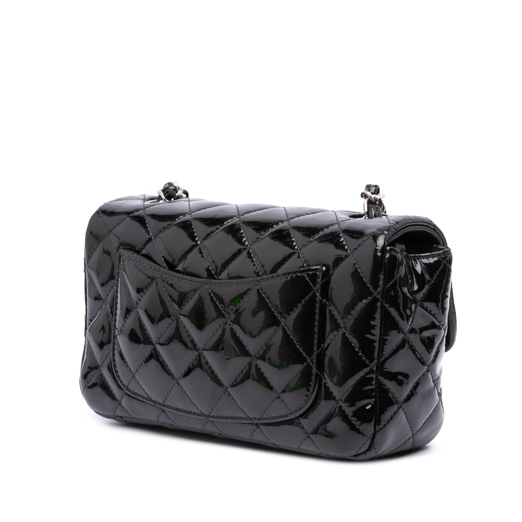 Chanel Mini Rectangular Classic Patent Single Flap - image 2