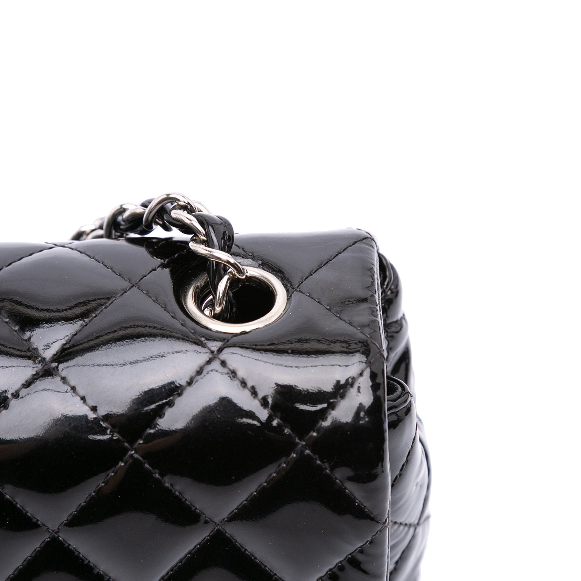 Chanel Mini Rectangular Classic Patent Single Flap - image 7