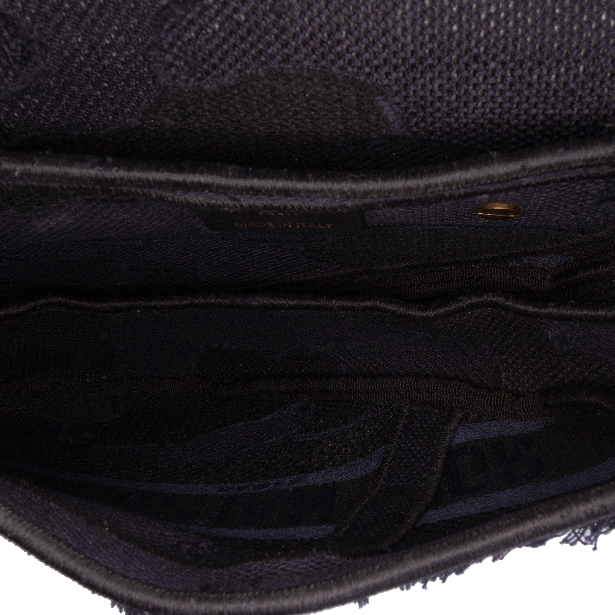 Dior Canvas Embroidered Camouflage Saddle Bag - image 4