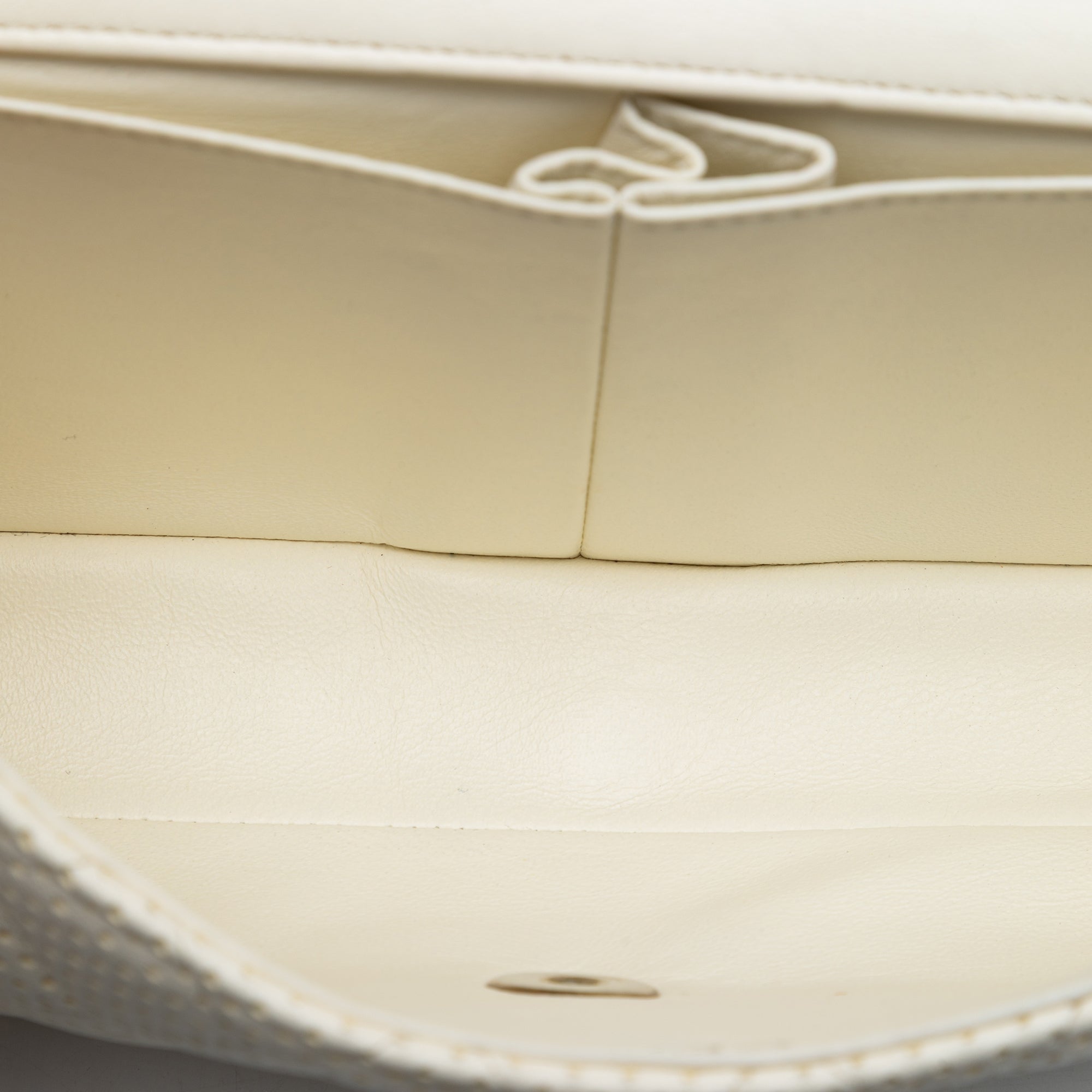 Chanel Classic Perforated Lambskin East West Flap - image 4