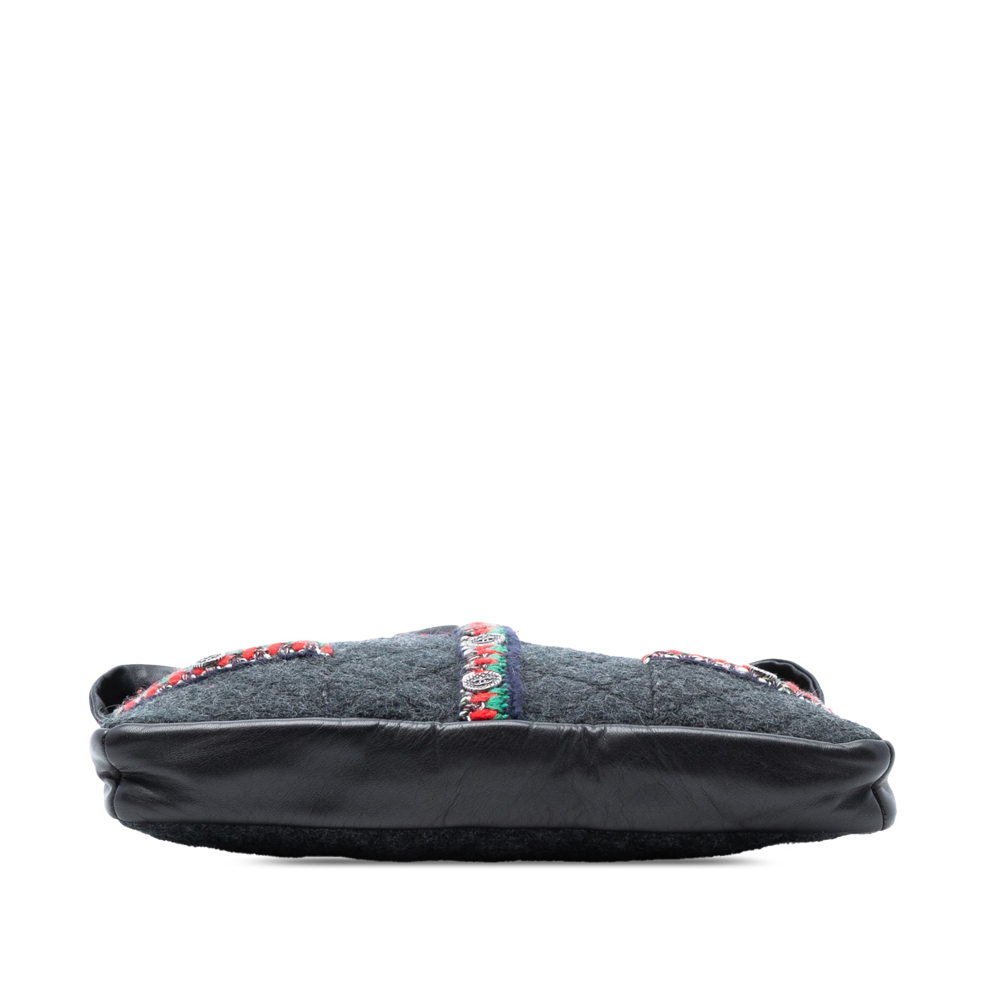 Chanel Quilted Wool and Lambskin Girl Bag - image 3