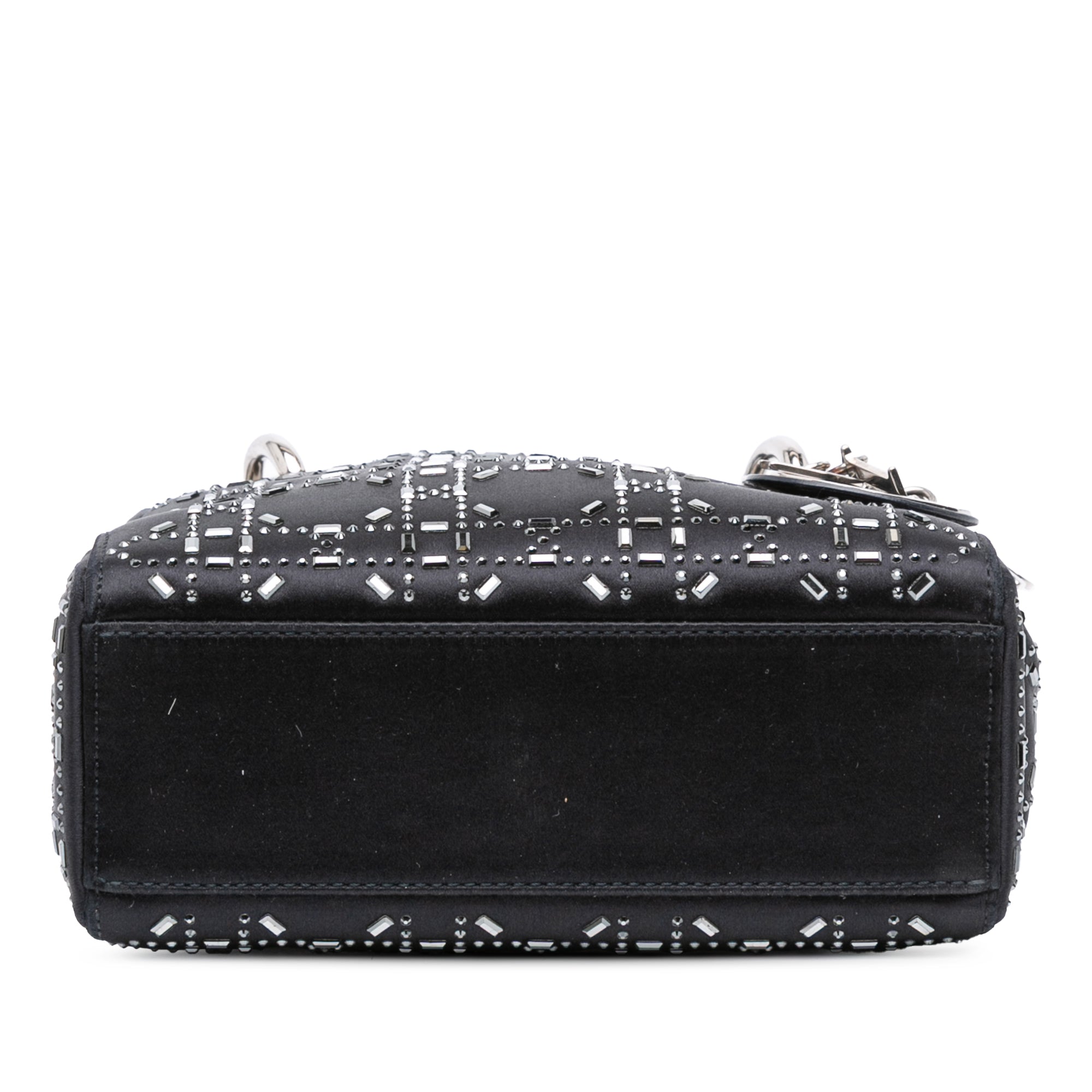 Dior Mini Velvet Cannage Strass Embellished Lady Dior - image 3