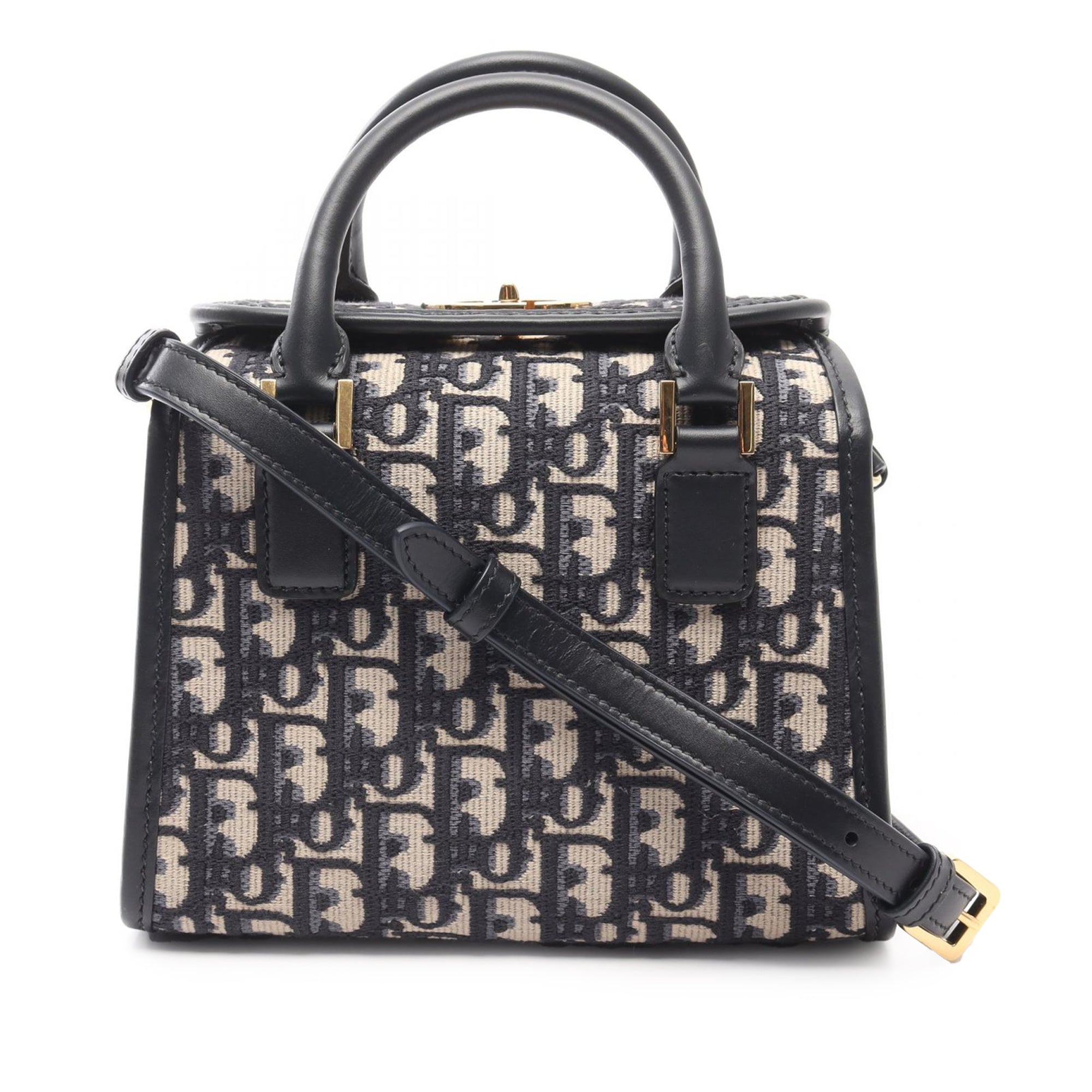 Dior Oblique Canvas Satchel - image 1