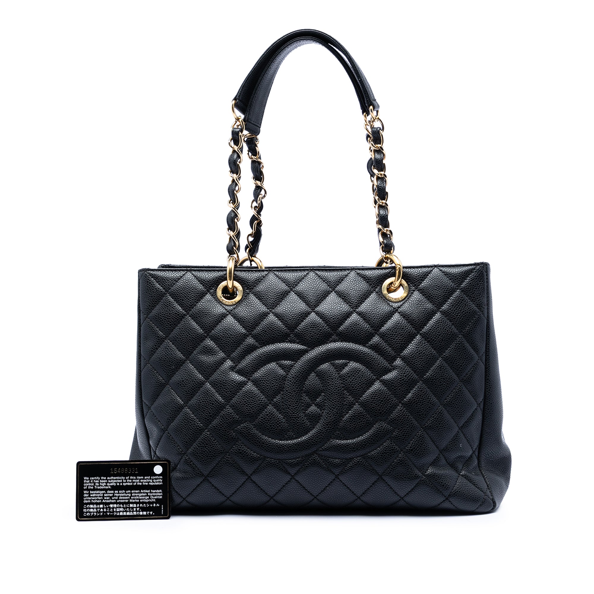 Chanel Caviar Grand Shopping Tote - image 8