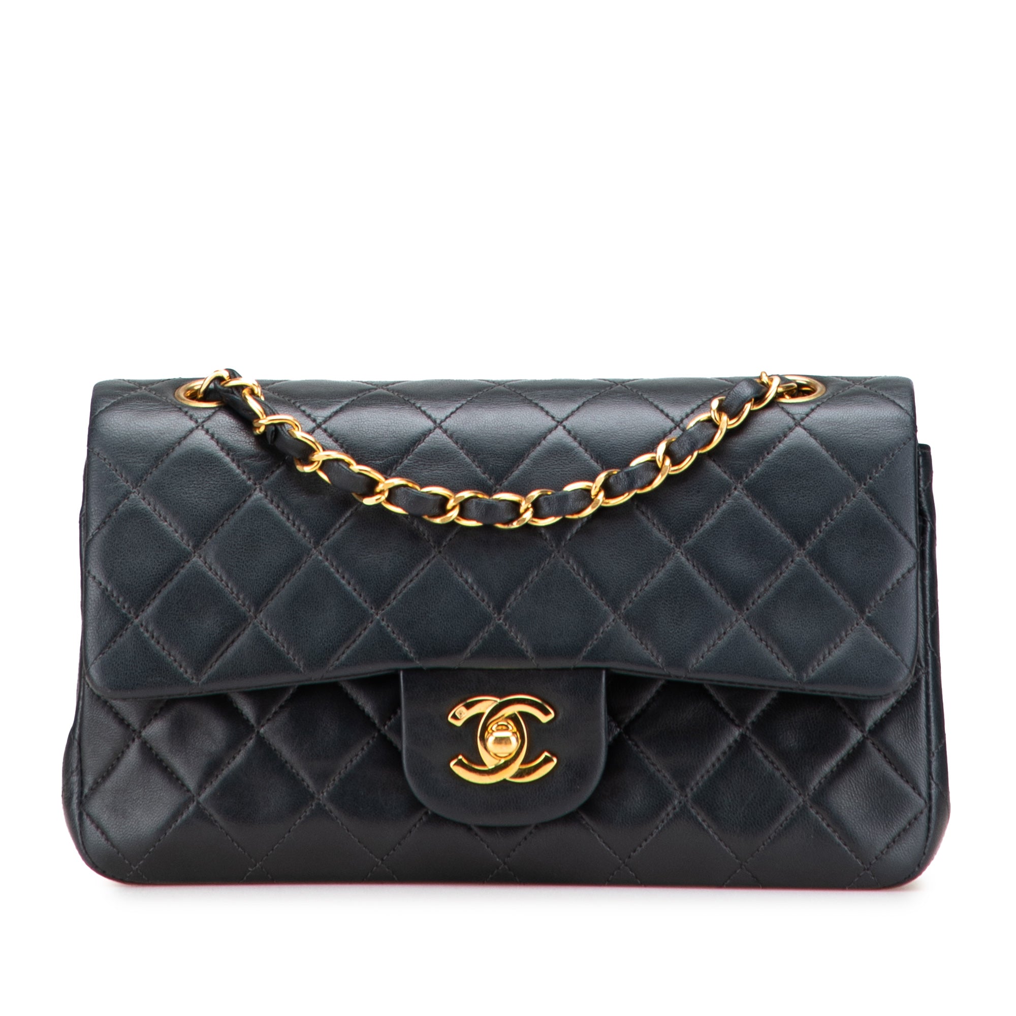 Chanel Small Classic Lambskin Double Flap - image 1
