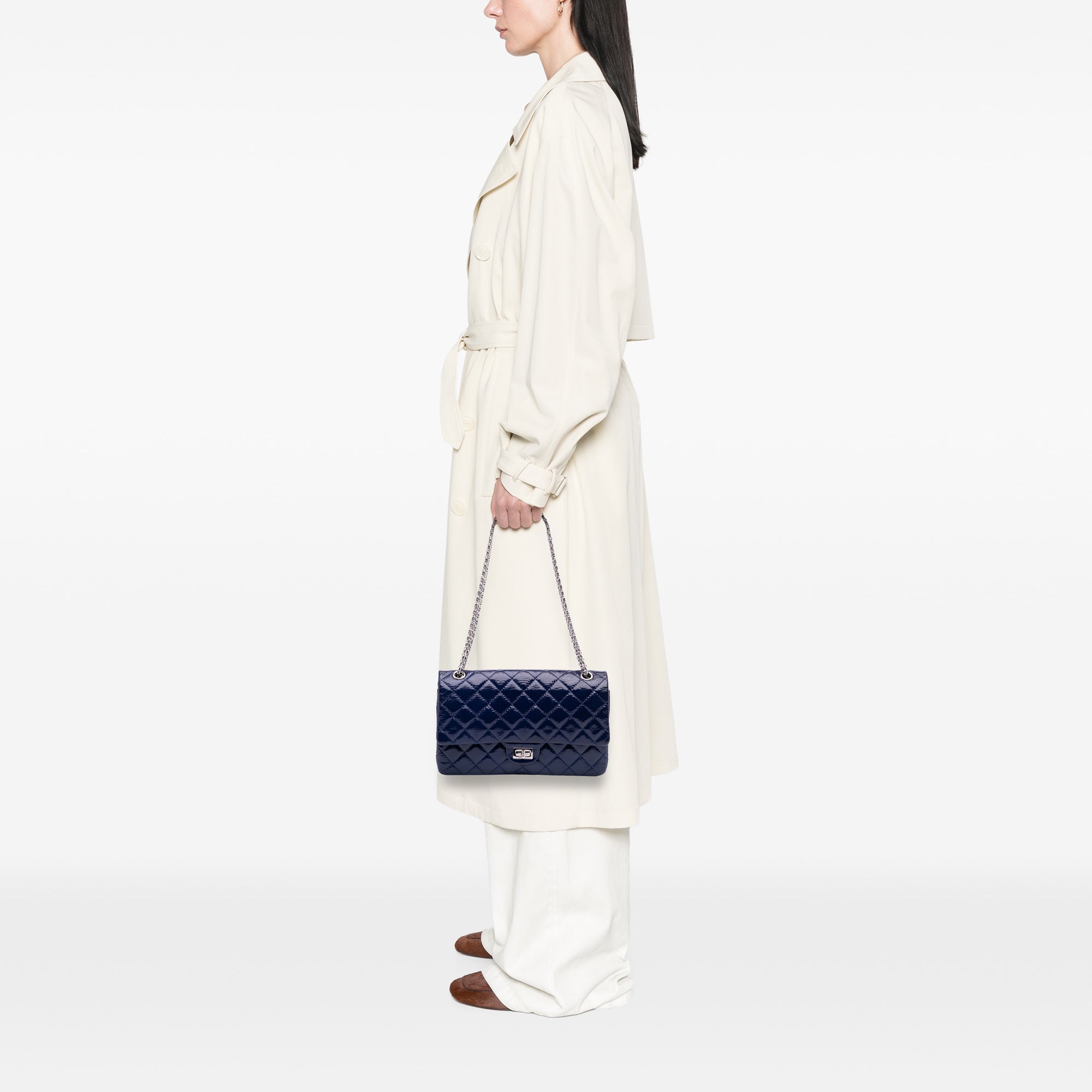 Chanel Quilted Patent Reissue 2.55 Double Flap 226 - image 10