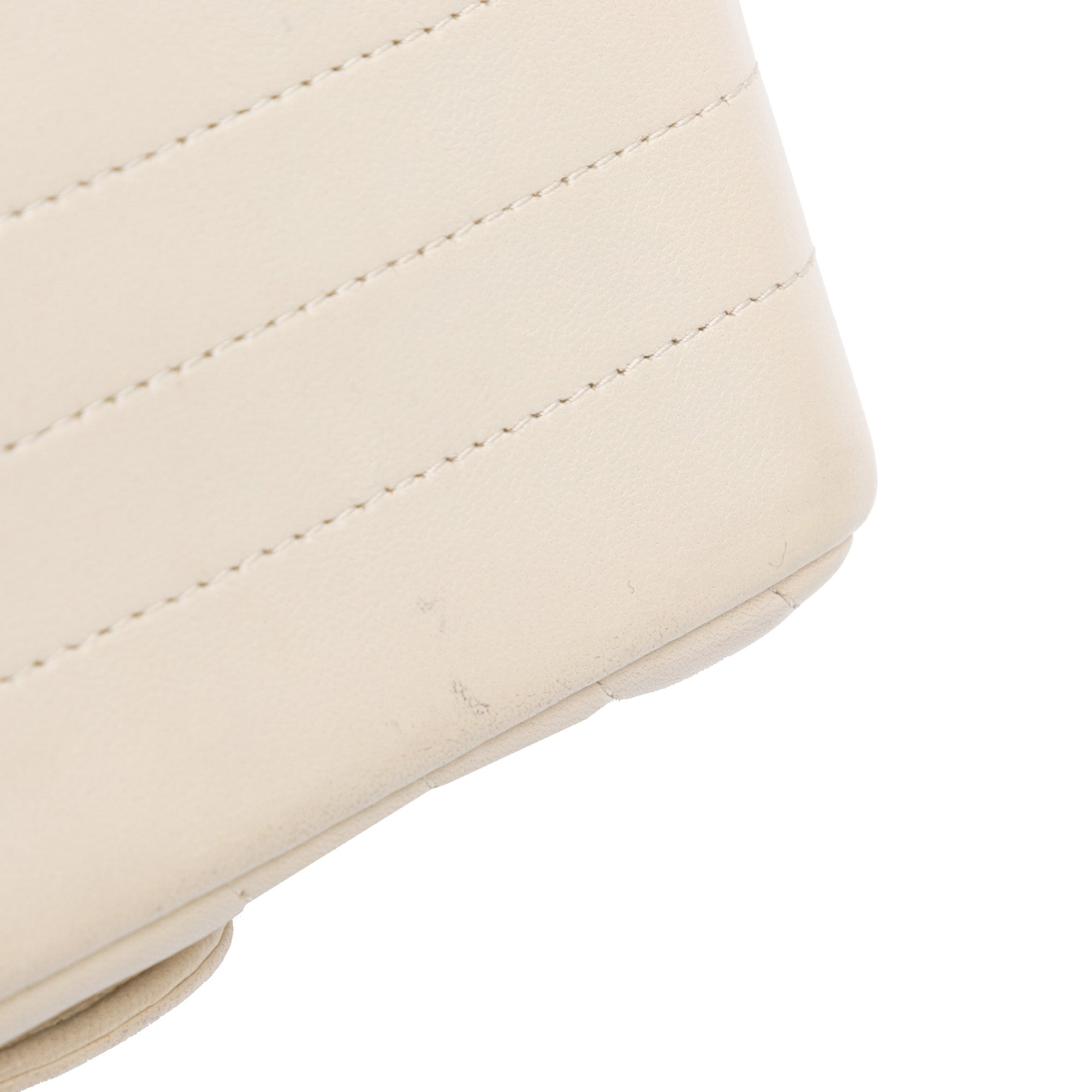 Chanel Mini Square Classic Chevron Lambskin Single Flap - image 7