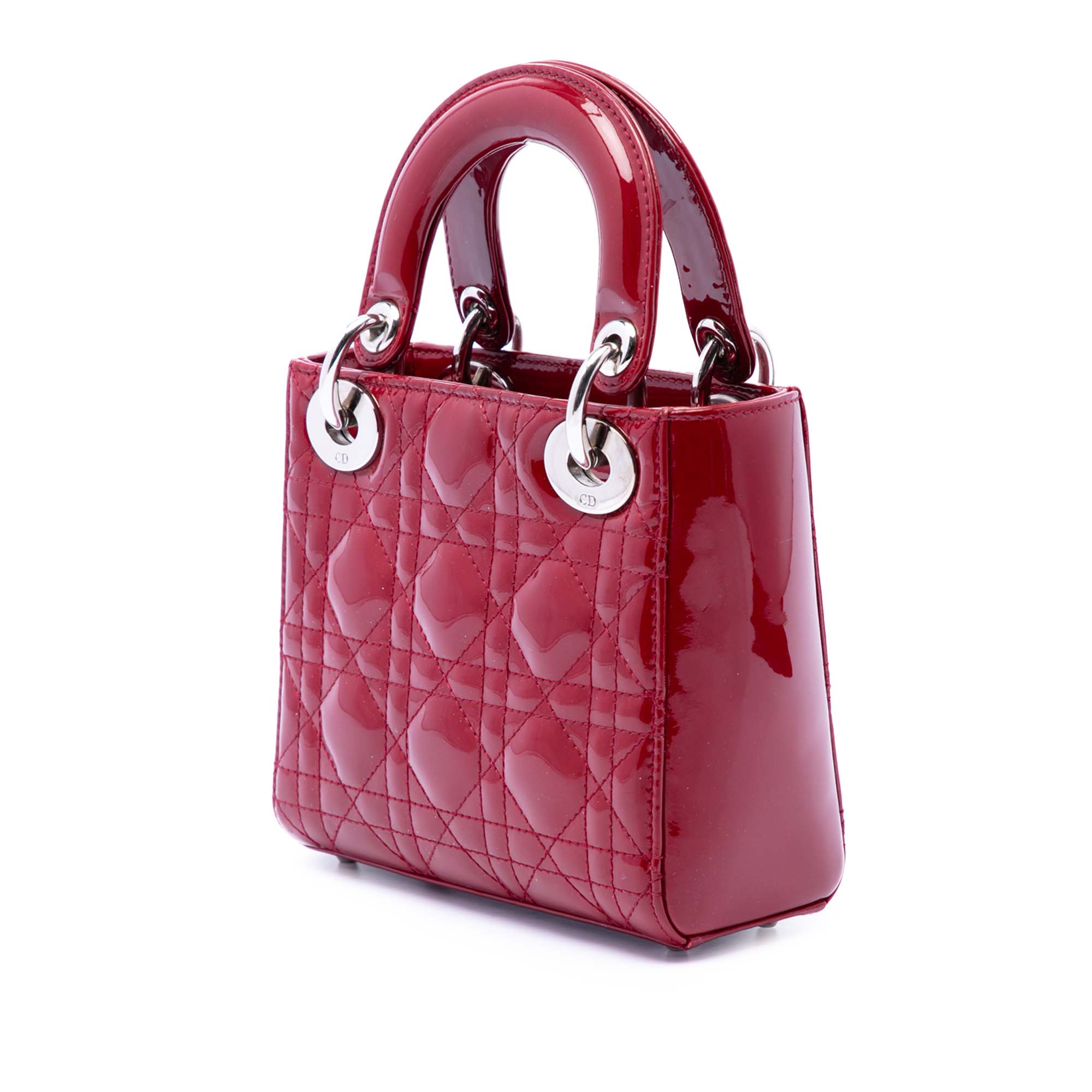 Dior Mini Patent Cannage Lady Dior - image 2