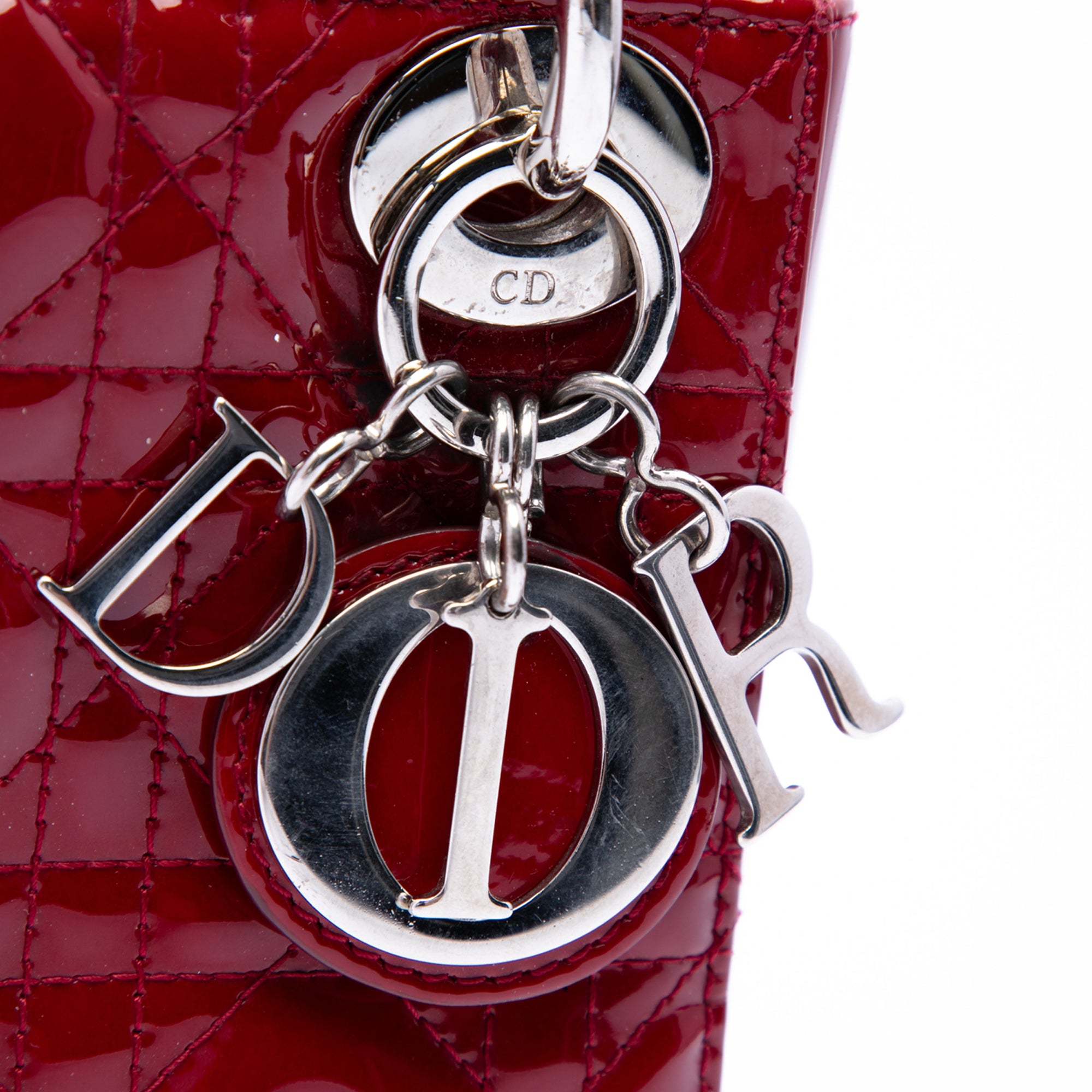 Dior Mini Patent Cannage Lady Dior - image 5