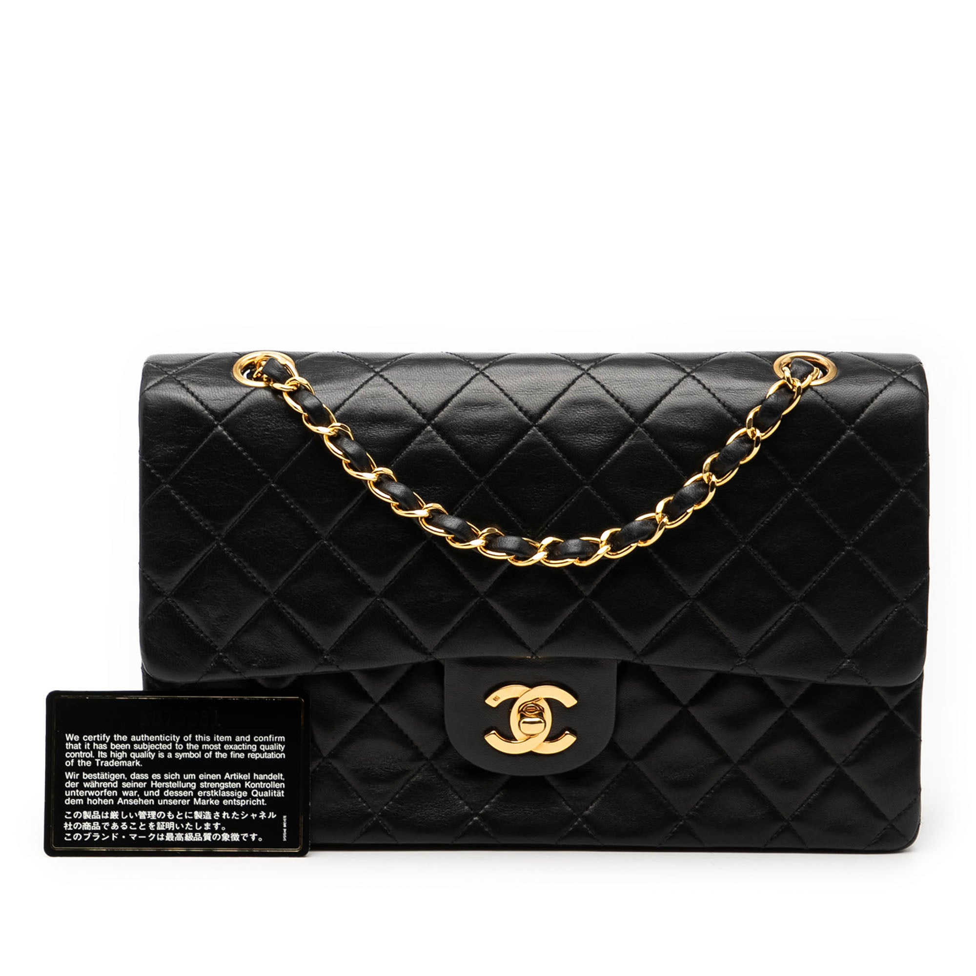 Chanel Medium Classic Lambskin Double Flap - image 8