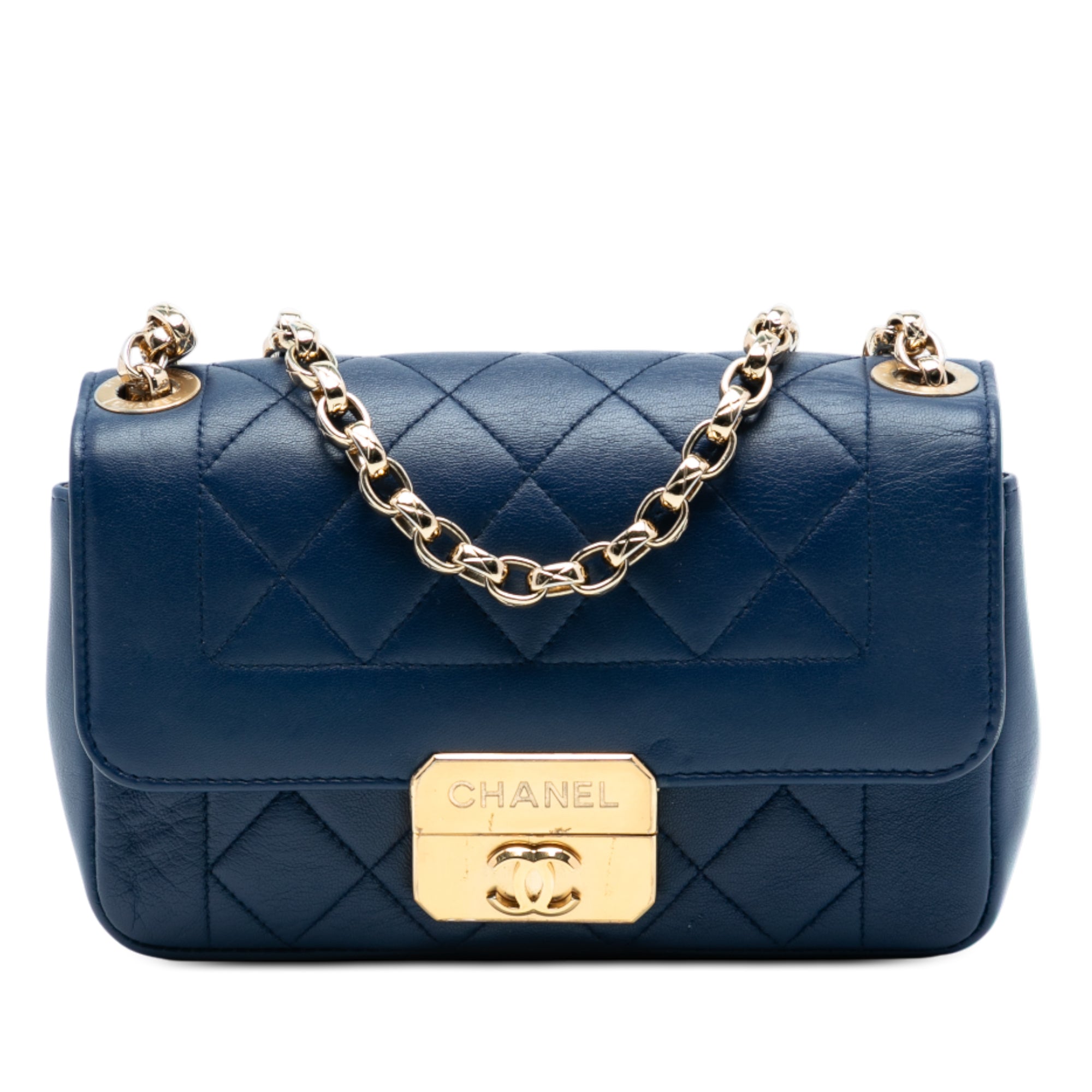 Chanel Mini Quilted Lambskin Chic With Me Flap - image 1