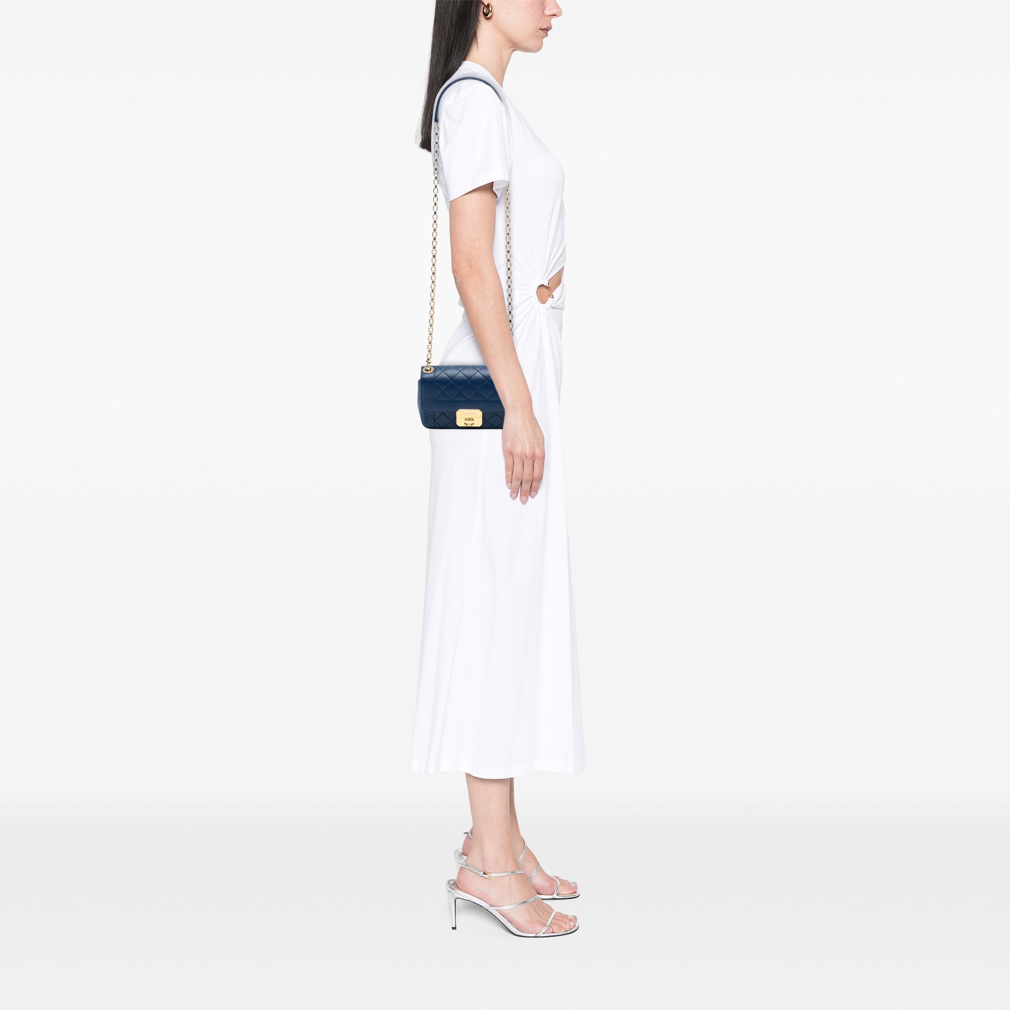 Chanel Mini Quilted Lambskin Chic With Me Flap - image 7