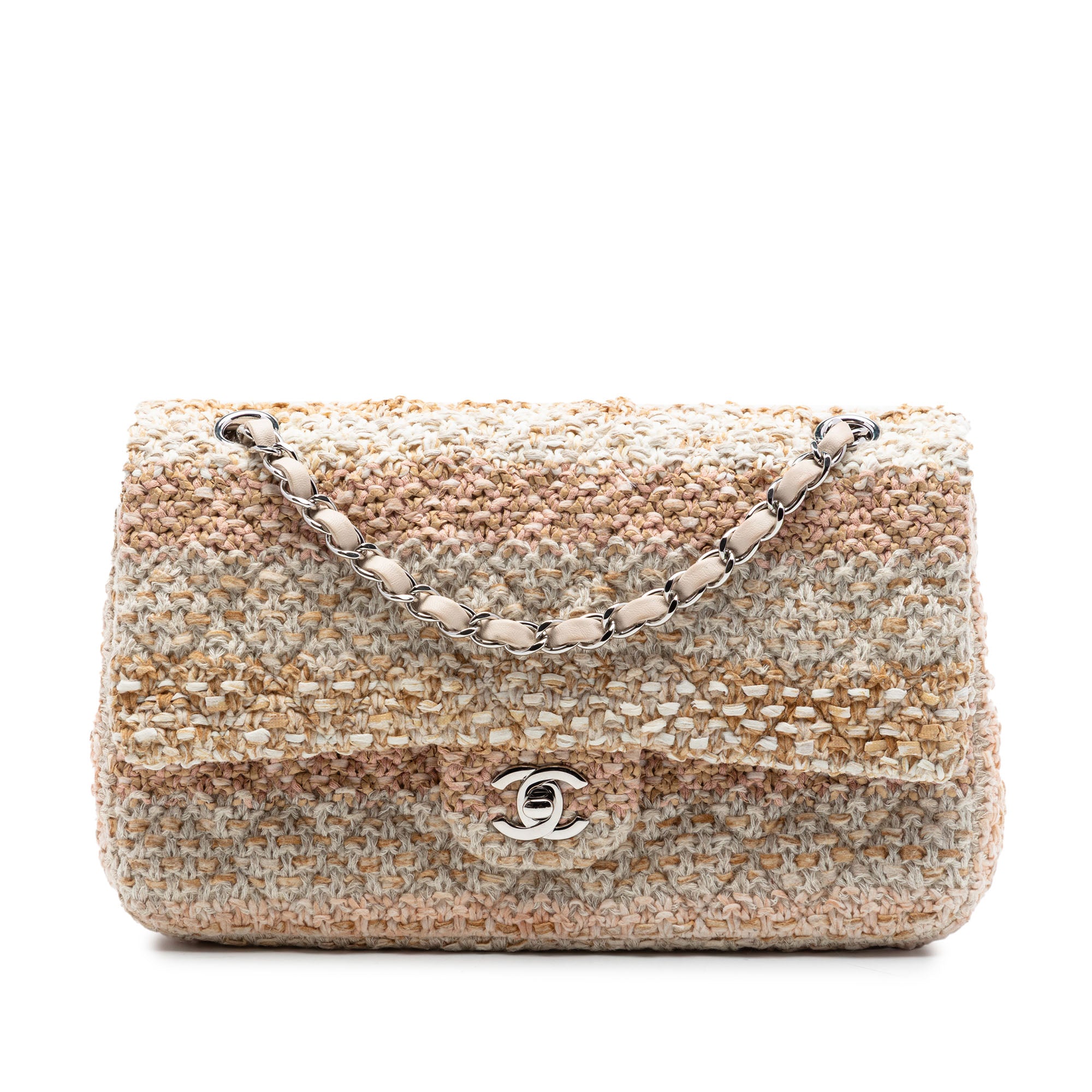 Chanel Medium Classic Tweed Double Flap - image 1