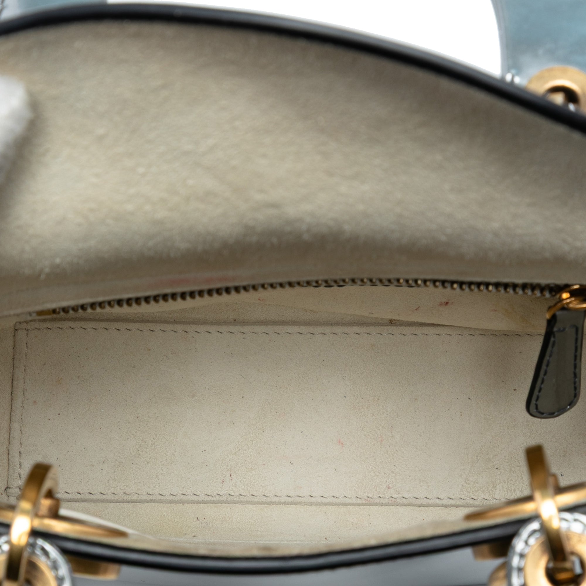 Dior Mini Metallic Patent Lady Dior - image 4