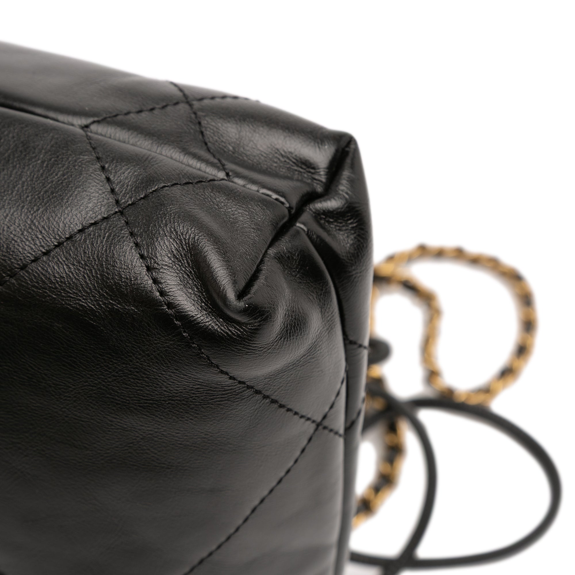 Chanel Mini Shiny Calfskin 22 Handbag - image 7
